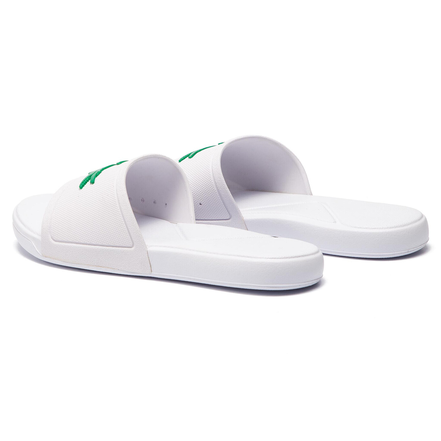 Lacoste Natikači L.30 Slide 119 2 Cuj 7-37CUJ0011082 Bela - Pepit.si