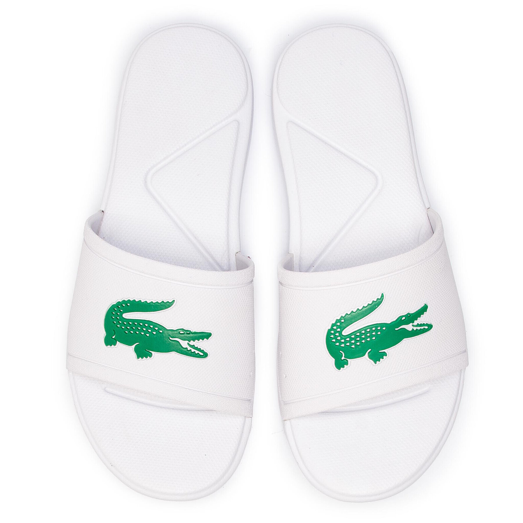 Lacoste Natikači L.30 Slide 119 2 Cuj 7-37CUJ0011082 Bela - Pepit.si