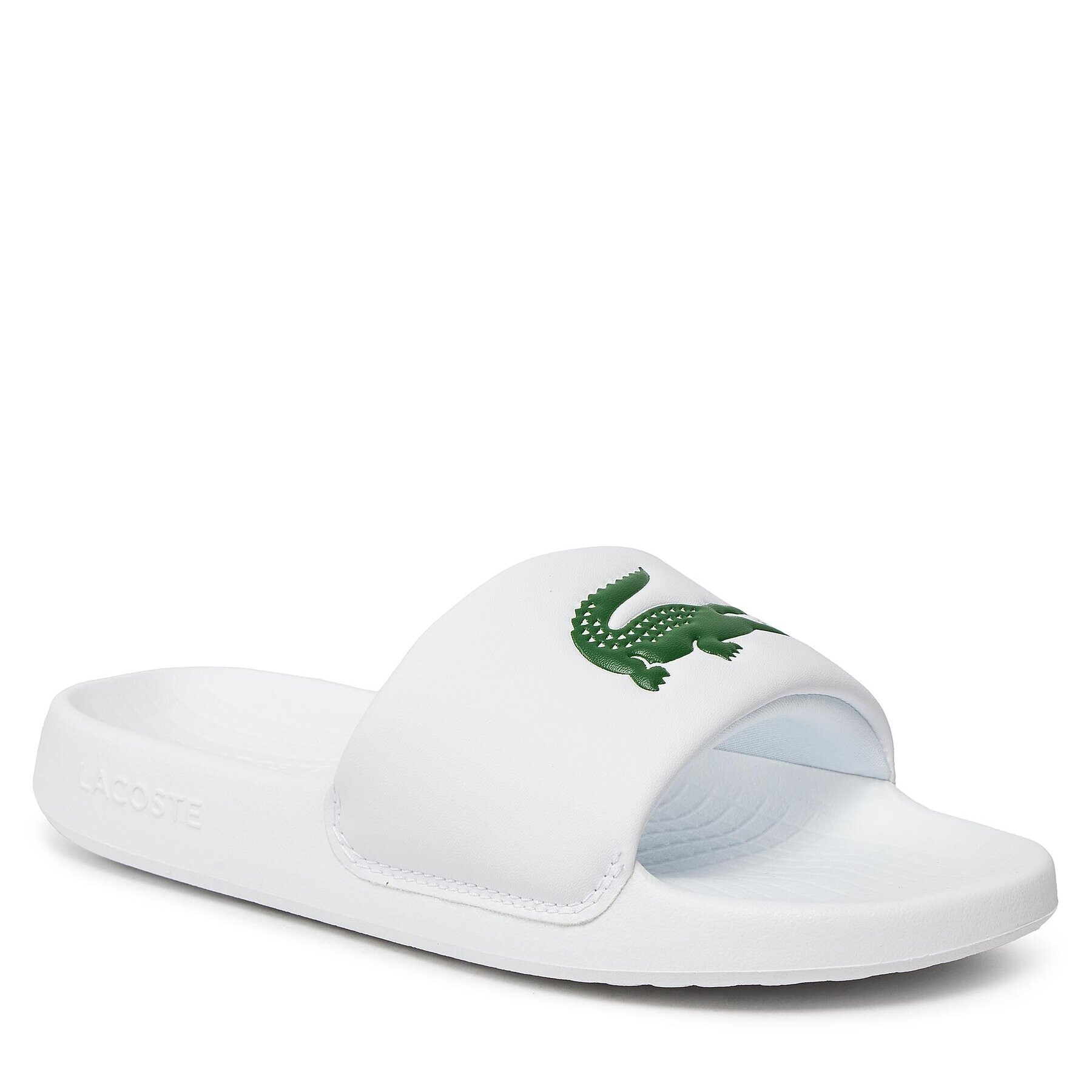 Lacoste Natikači Serve Slide 1.0 123 1 Cuj 745CUJ0012-082 Bela - Pepit.si