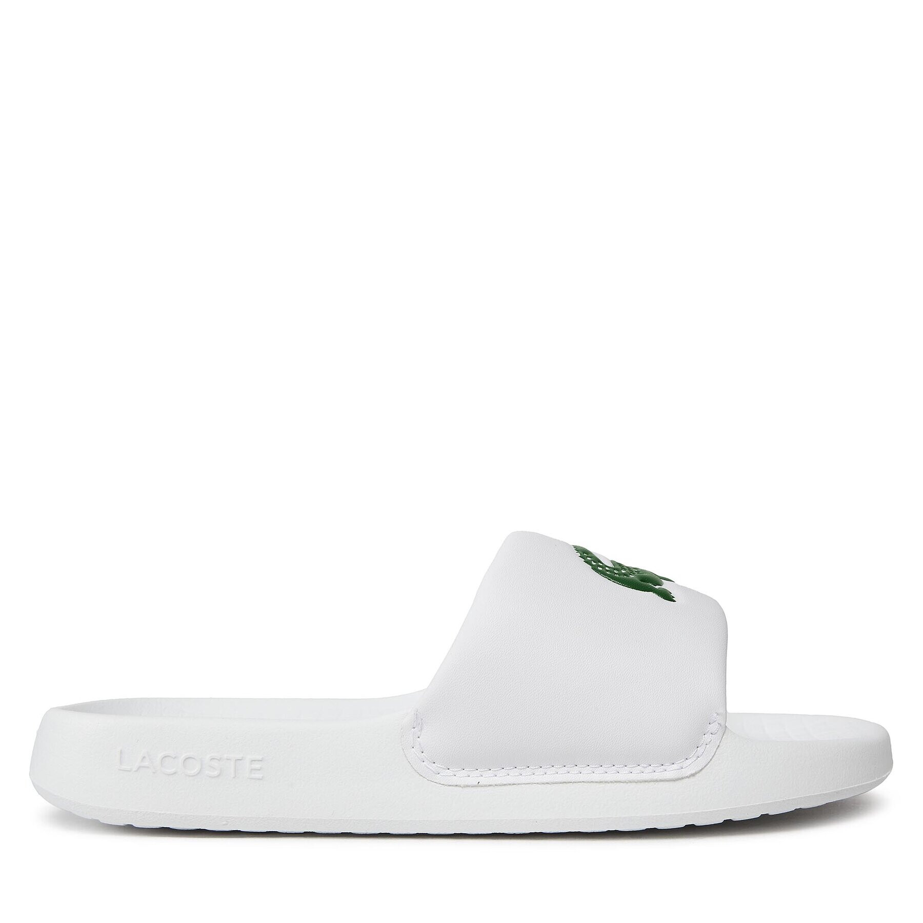 Lacoste Natikači Serve Slide 1.0 123 1 Cuj 745CUJ0012-082 Bela - Pepit.si