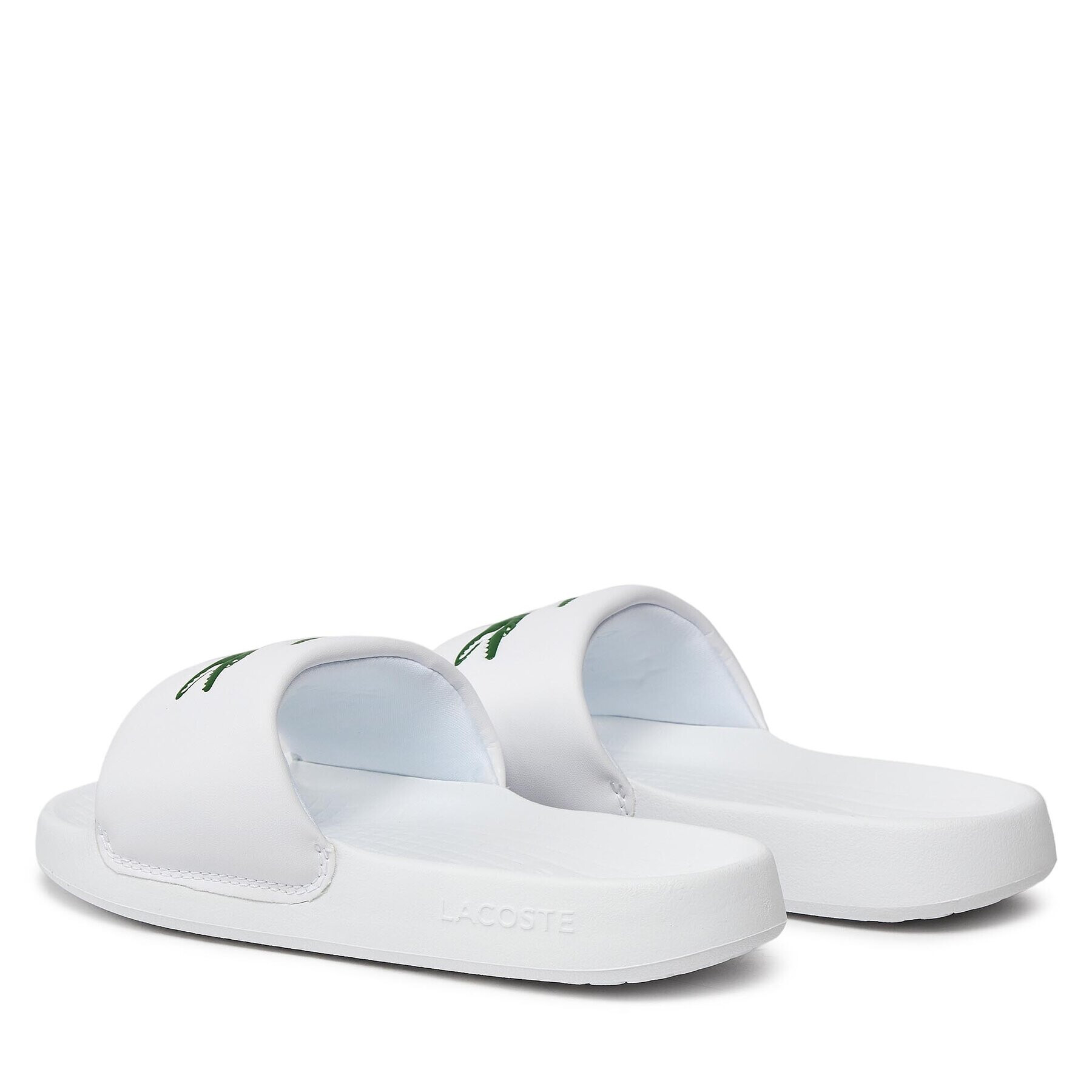 Lacoste Natikači Serve Slide 1.0 123 1 Cuj 745CUJ0012-082 Bela - Pepit.si