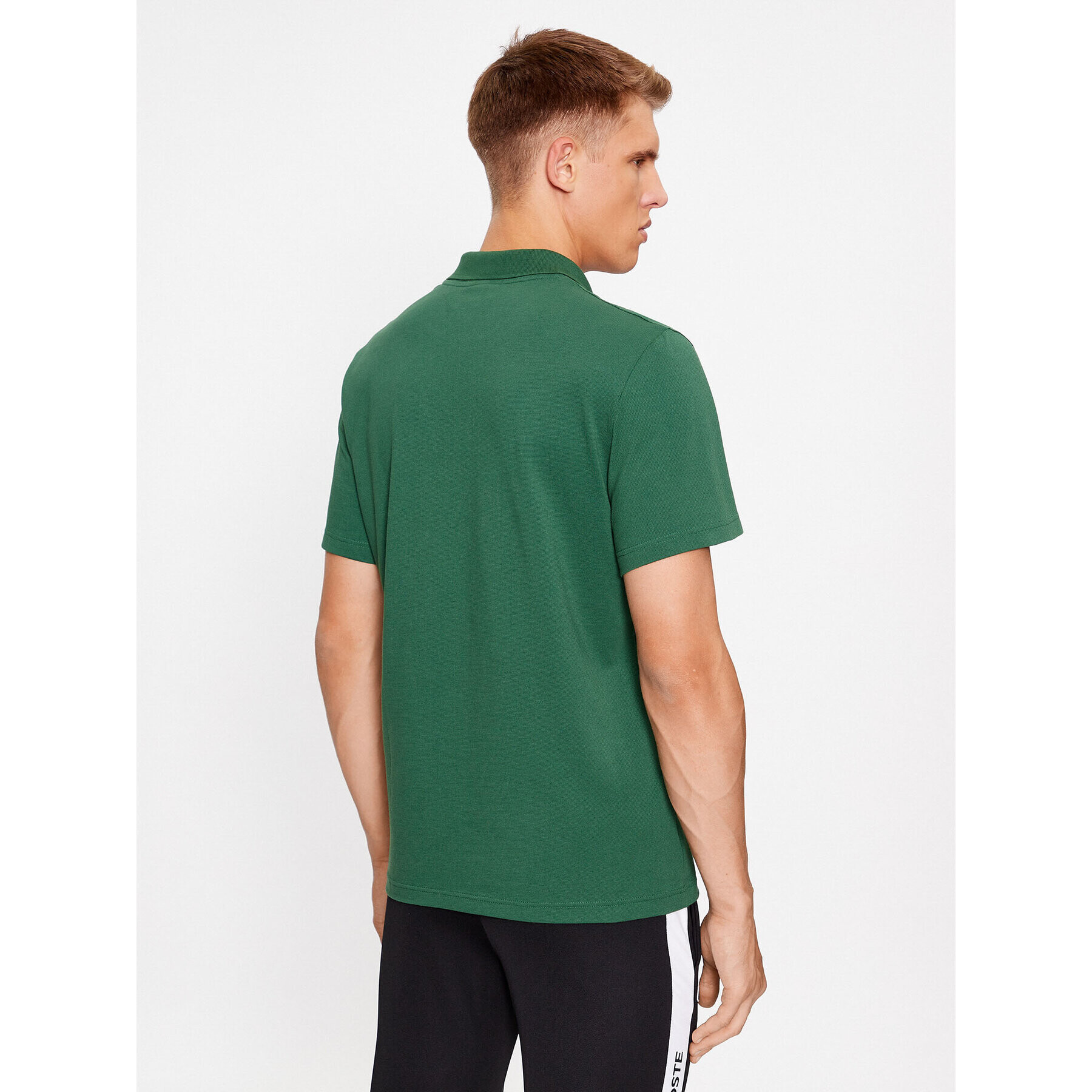 Lacoste Polo majica DH0783 Zelena Regular Fit - Pepit.si