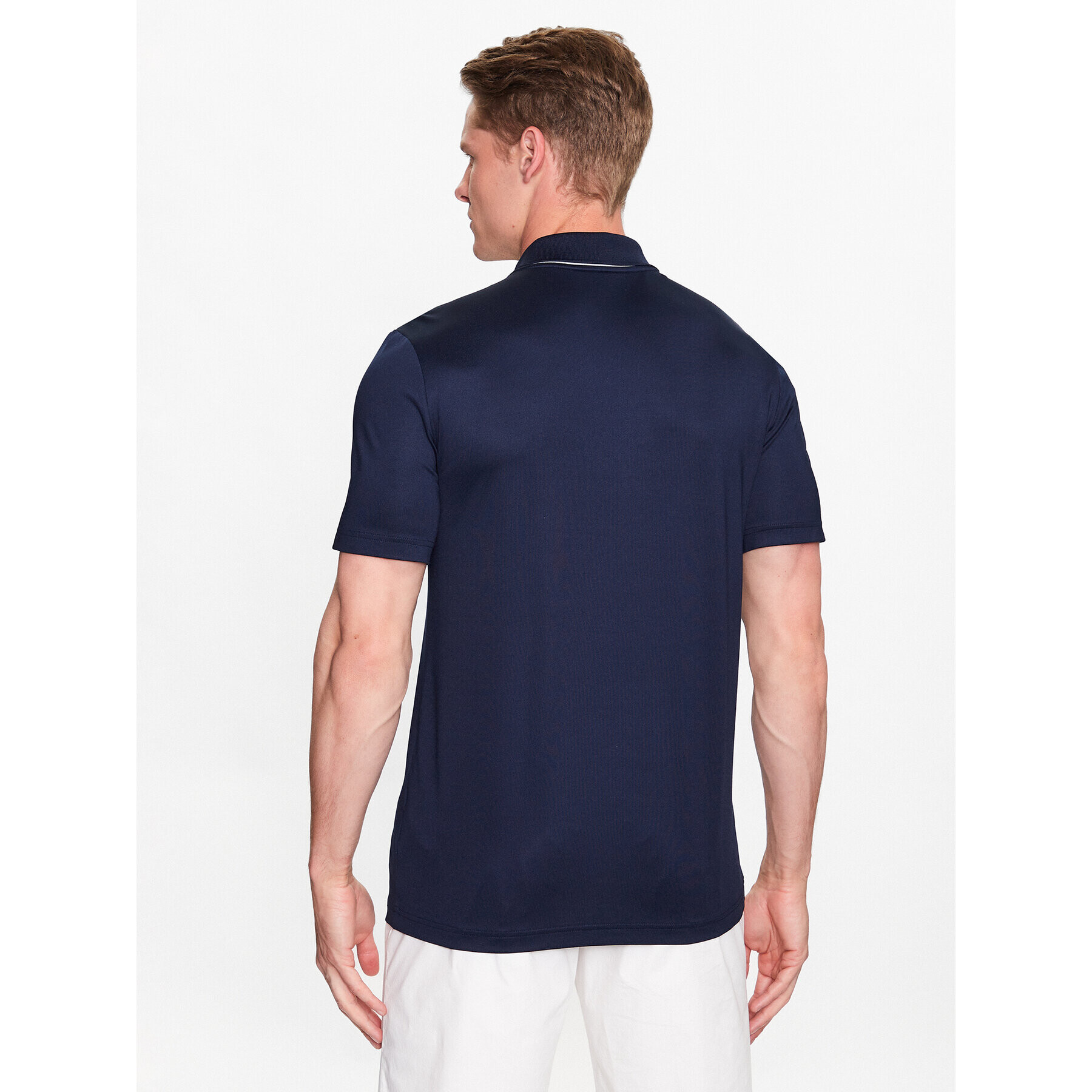 Lacoste Polo majica DH3982 Mornarsko modra Regular Fit - Pepit.si