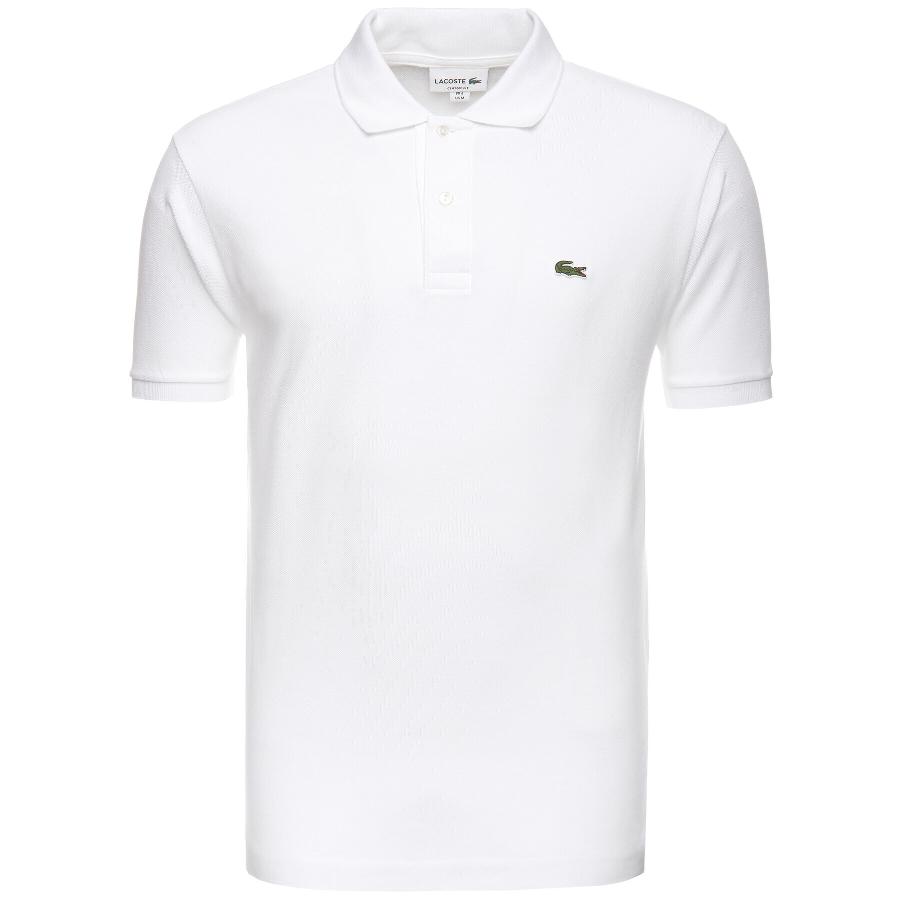 Lacoste Polo majica L1212 Bela Classic Fit - Pepit.si