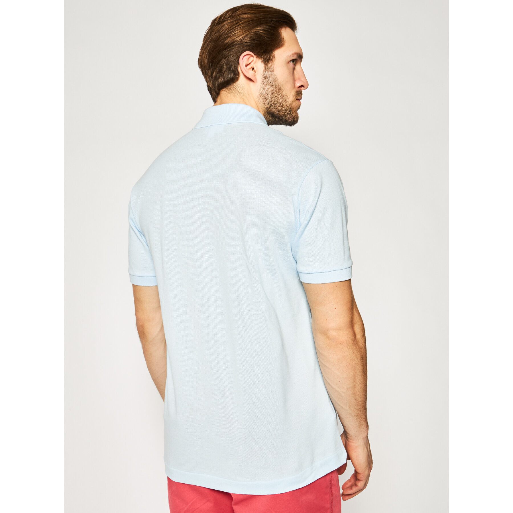 Lacoste Polo majica L1212 Modra Classic Fit - Pepit.si