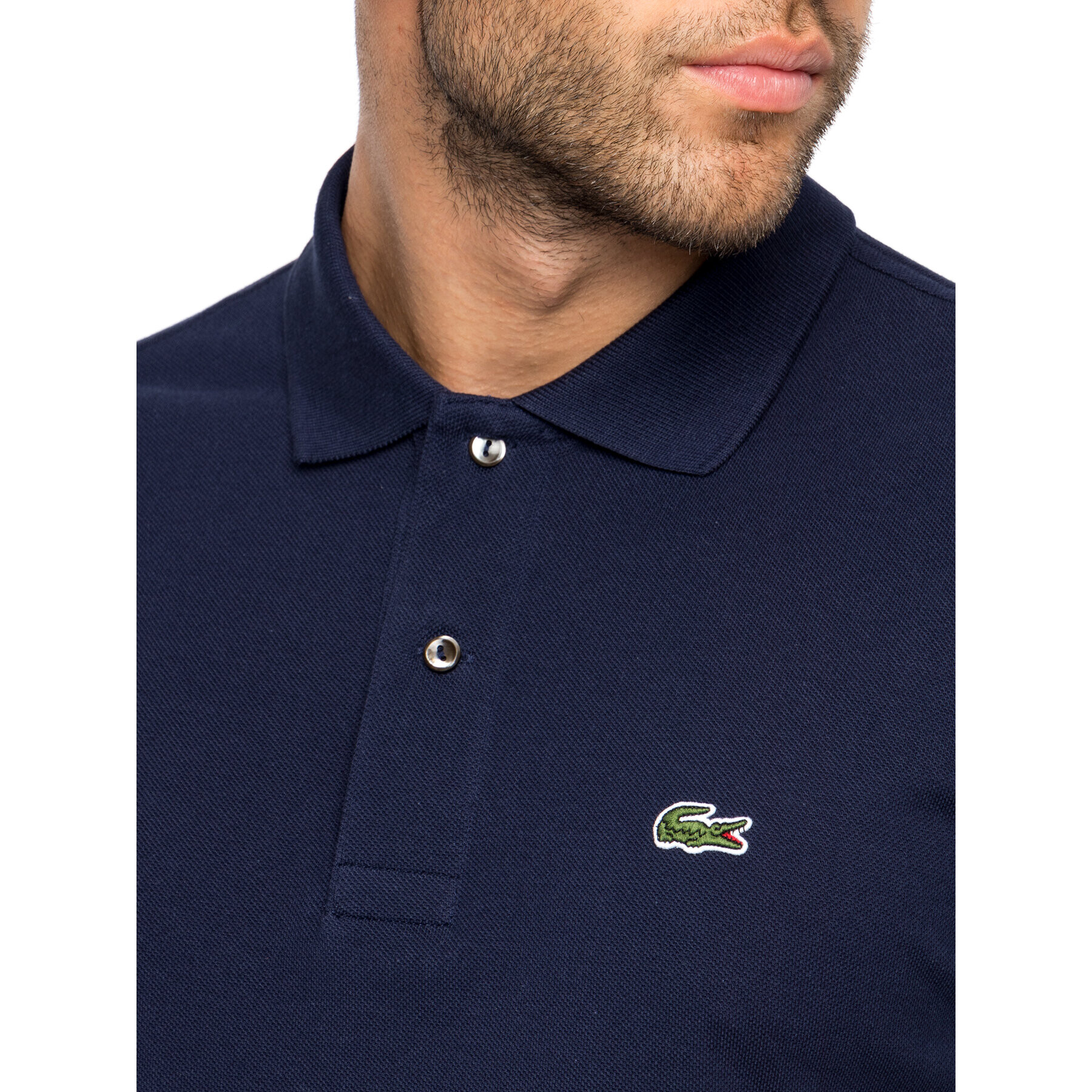 Lacoste Polo majica L1212 Mornarsko modra Classic Fit - Pepit.si