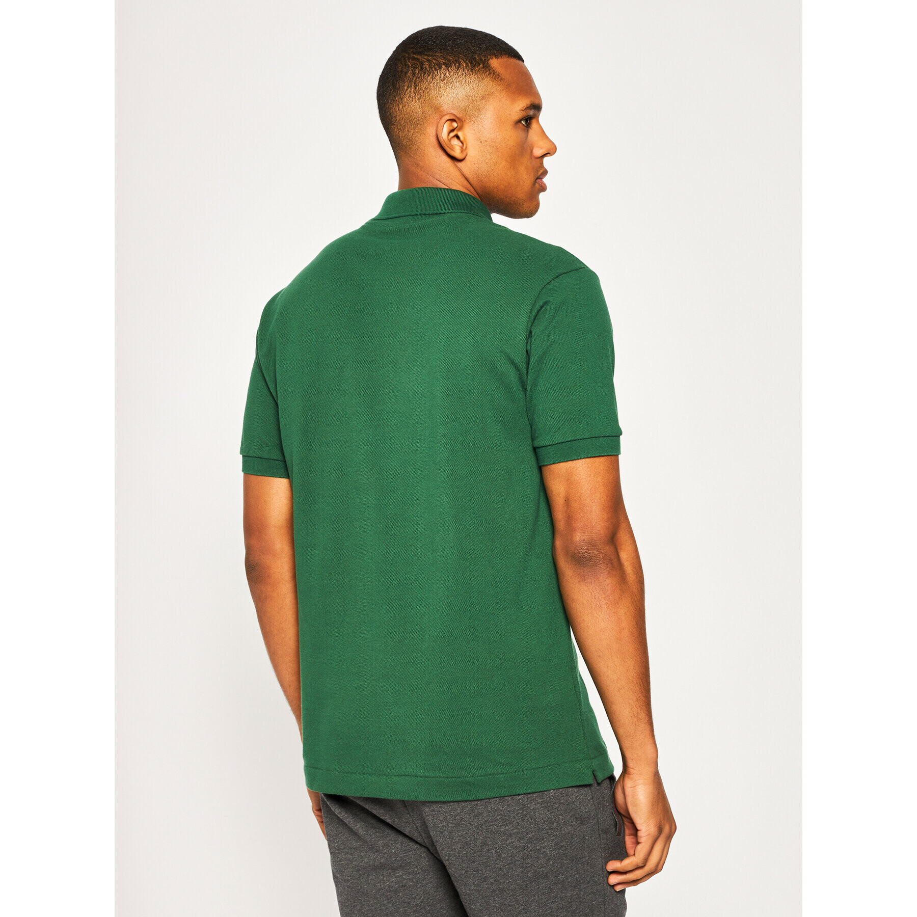 Lacoste Polo majica L1212 Zelena Regular Fit - Pepit.si