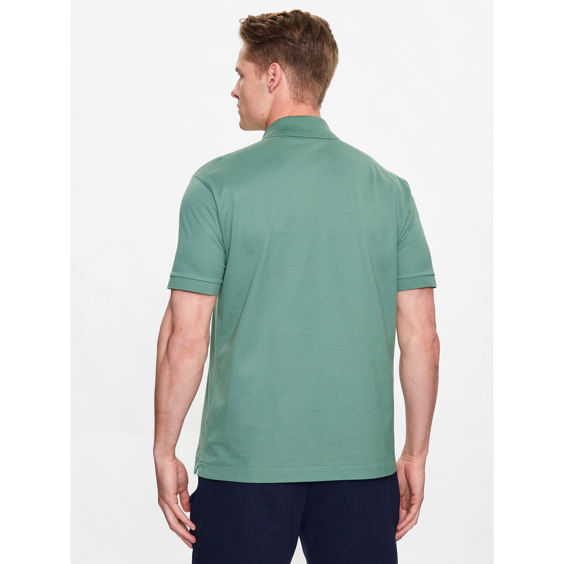 Lacoste Polo majica L1212 Zelena Regular Fit - Pepit.si