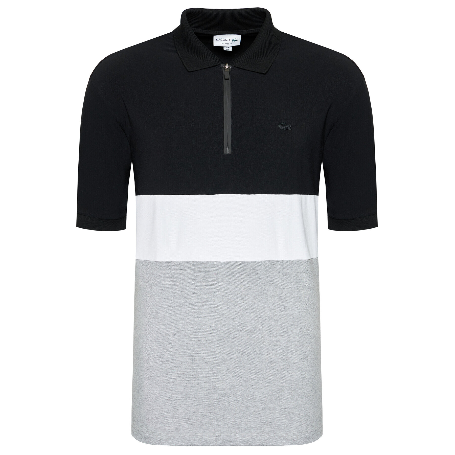 Lacoste Polo majica PH0104 Črna Relaxed Fit - Pepit.si