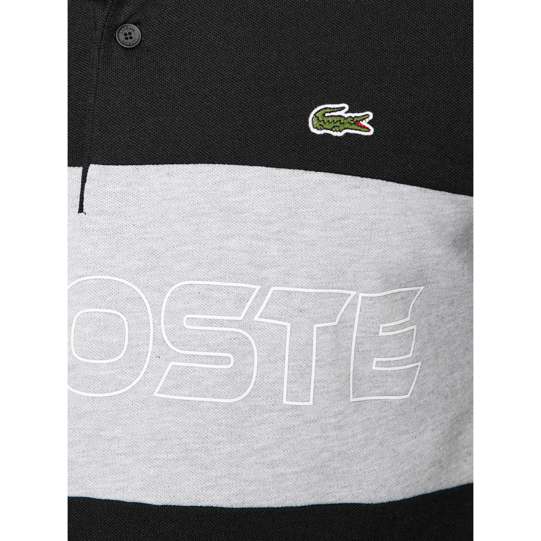 Lacoste Polo majica PH1470 Črna Regular Fit - Pepit.si