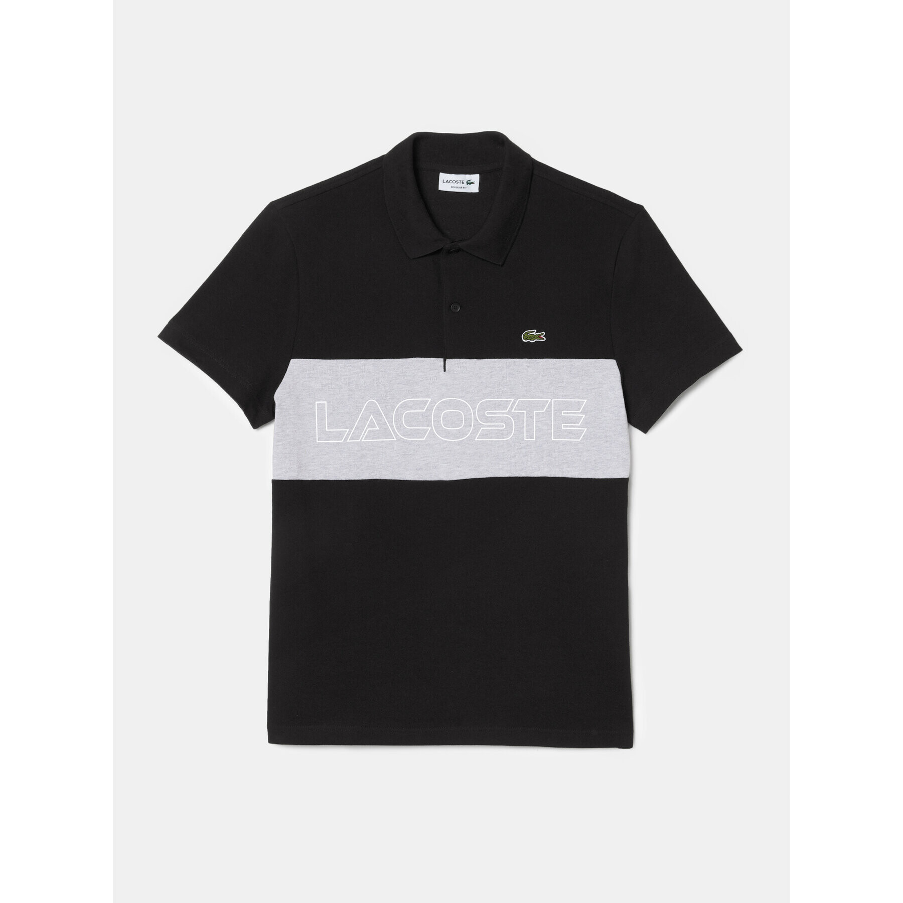 Lacoste Polo majica PH1470 Črna Regular Fit - Pepit.si