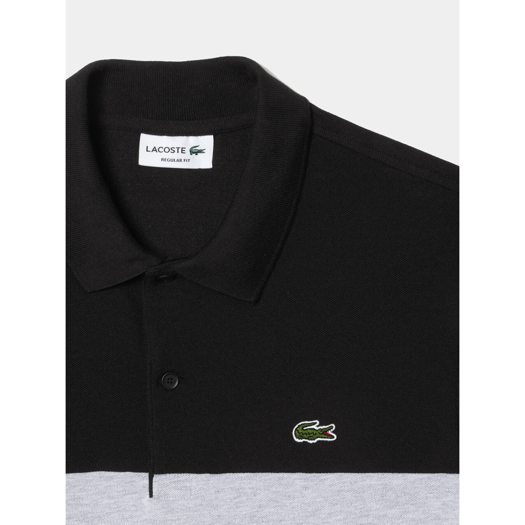 Lacoste Polo majica PH1470 Črna Regular Fit - Pepit.si