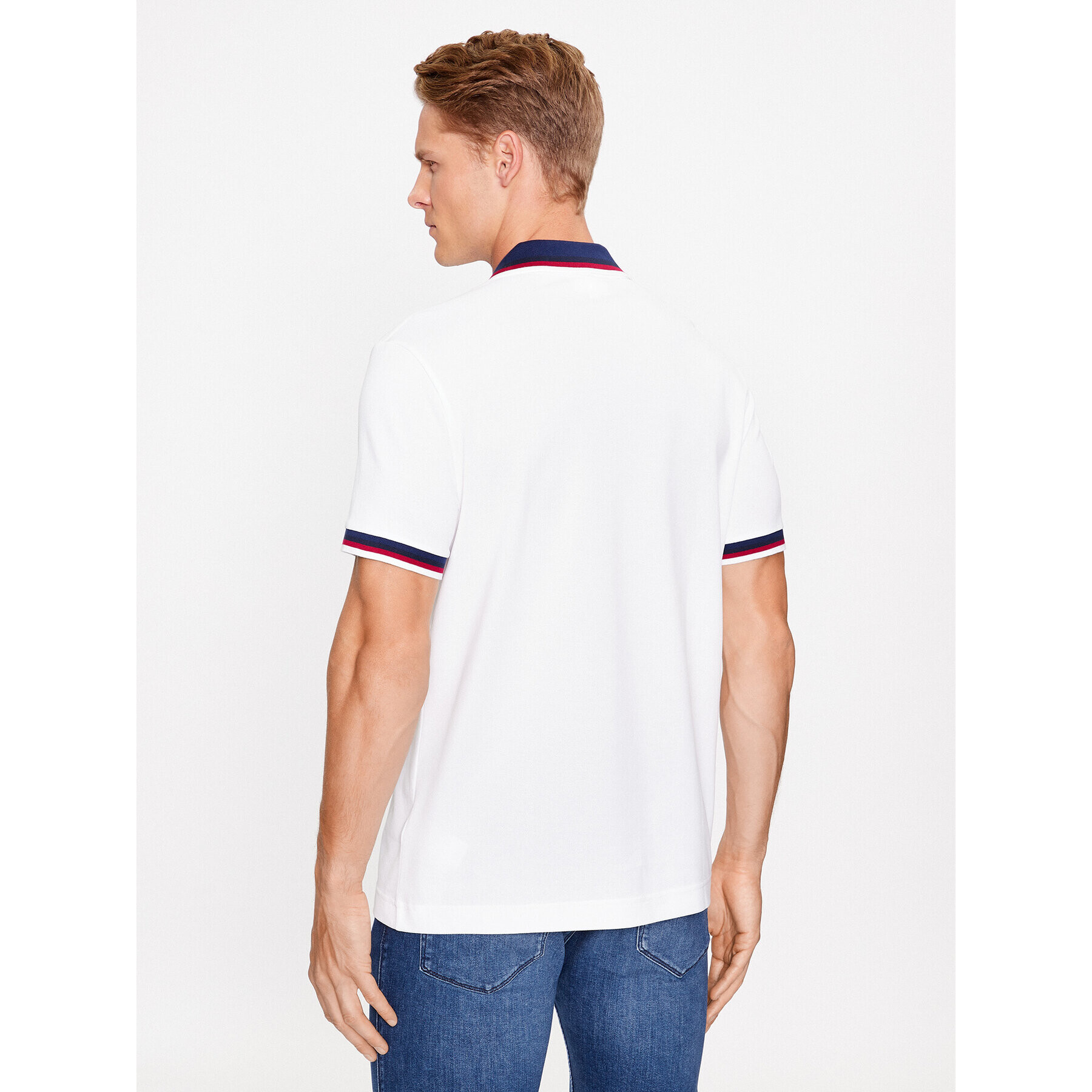 Lacoste Polo majica PH3461 Bela Regular Fit - Pepit.si