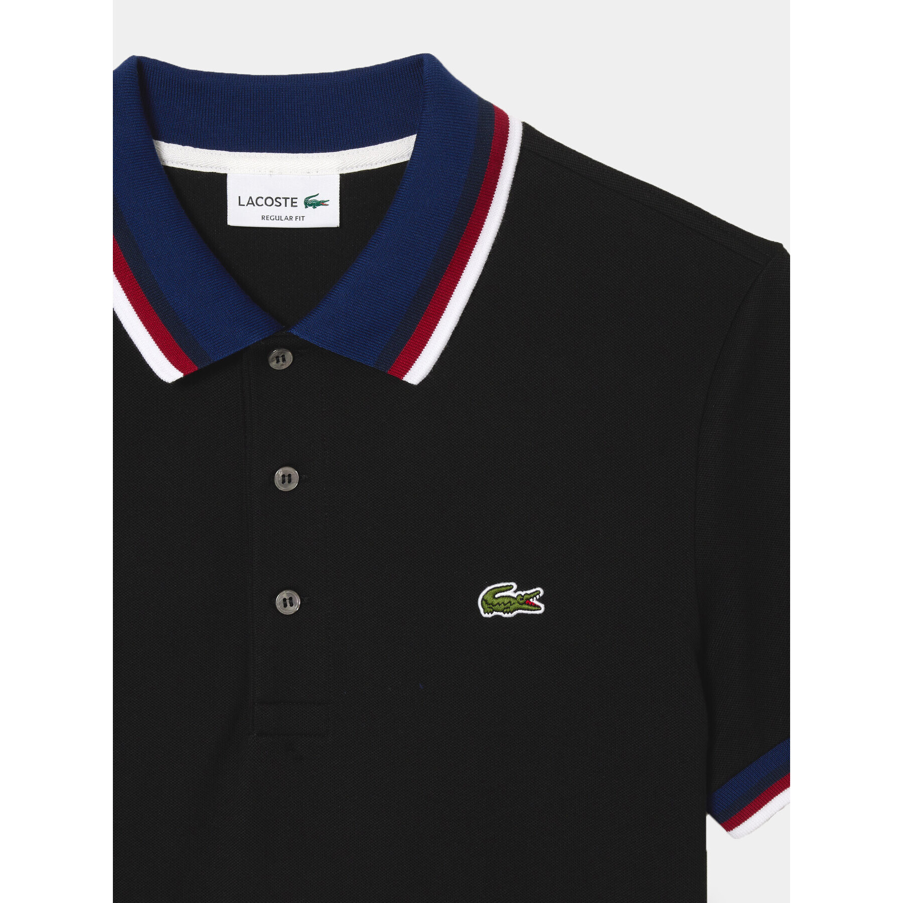 Lacoste Polo majica PH3461 Črna Regular Fit - Pepit.si