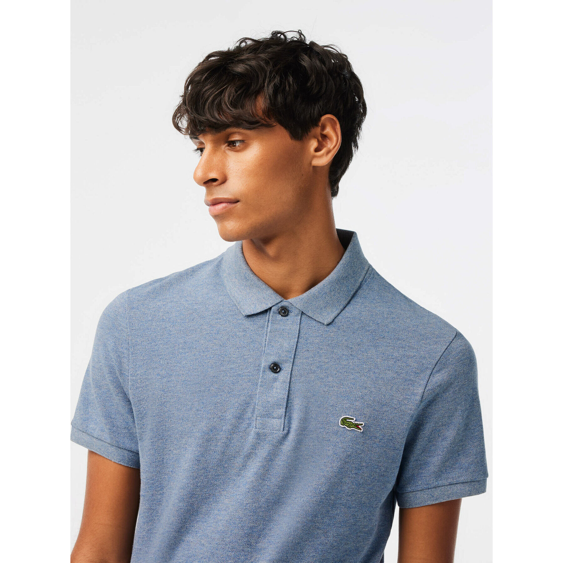 Lacoste Polo majica PH4012 Modra Slim Fit - Pepit.si