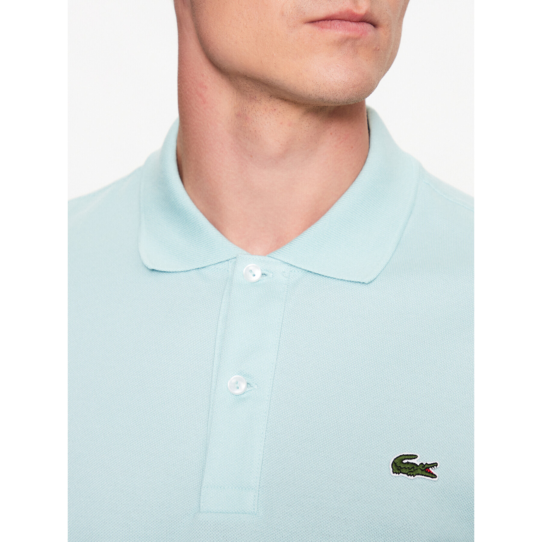 Lacoste Polo majica PH4012 Zelena Regular Fit - Pepit.si