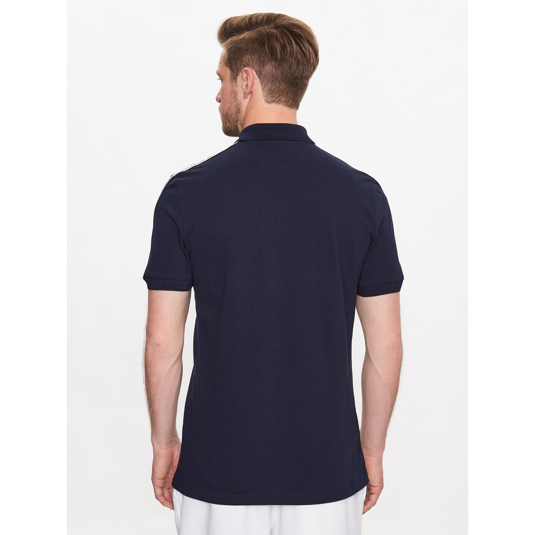 Lacoste Polo majica PH5075 Mornarsko modra Regular Fit - Pepit.si