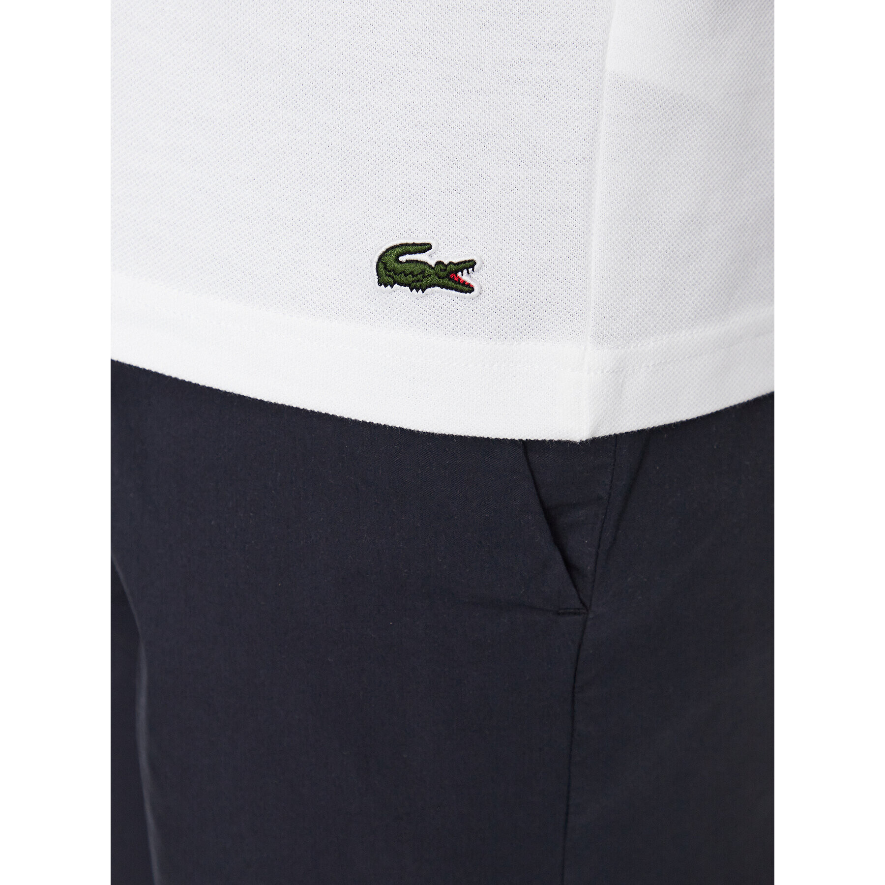 Lacoste Polo majica PH5076 Bela Regular Fit - Pepit.si