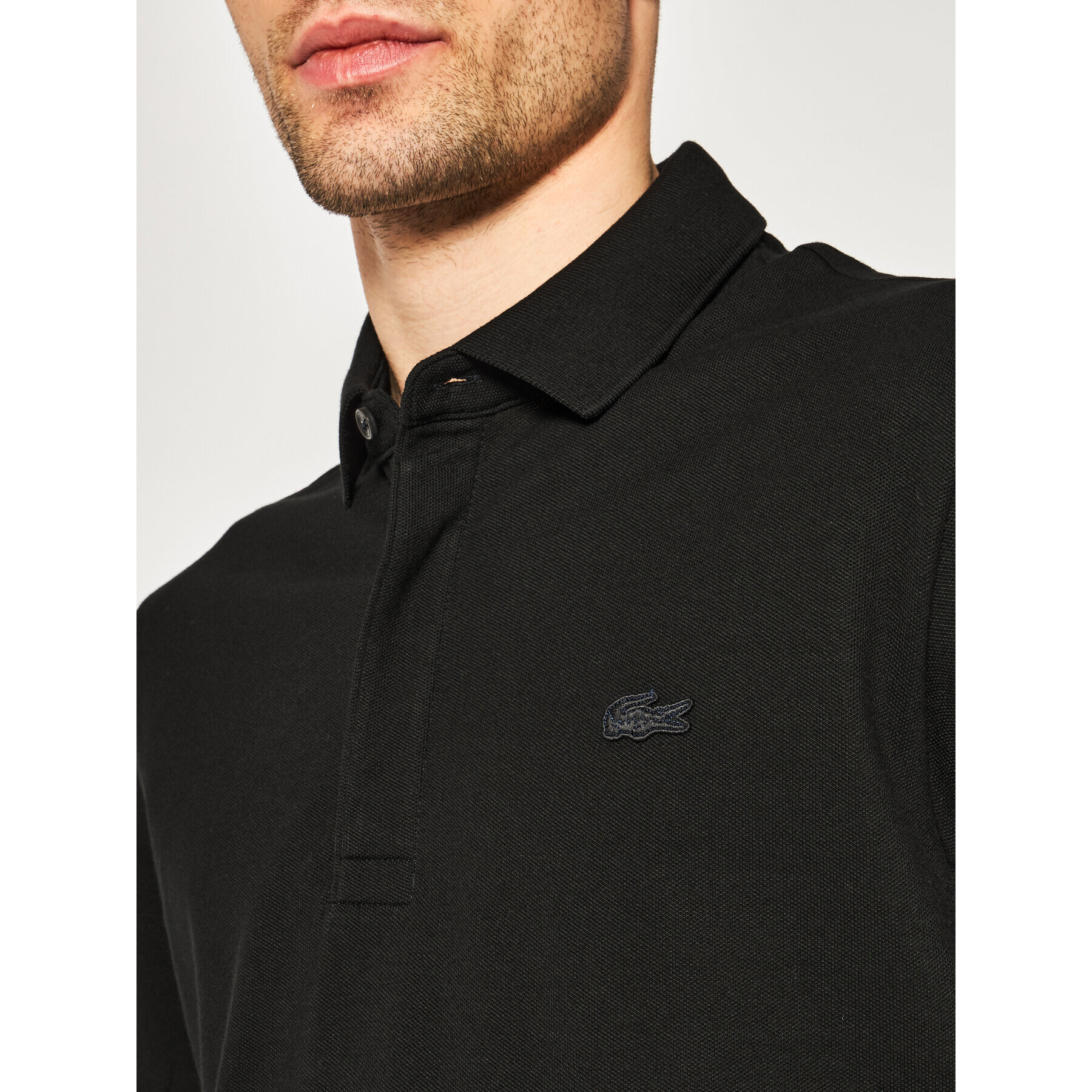 Lacoste Polo majica PH5522 Črna Regular Fit - Pepit.si