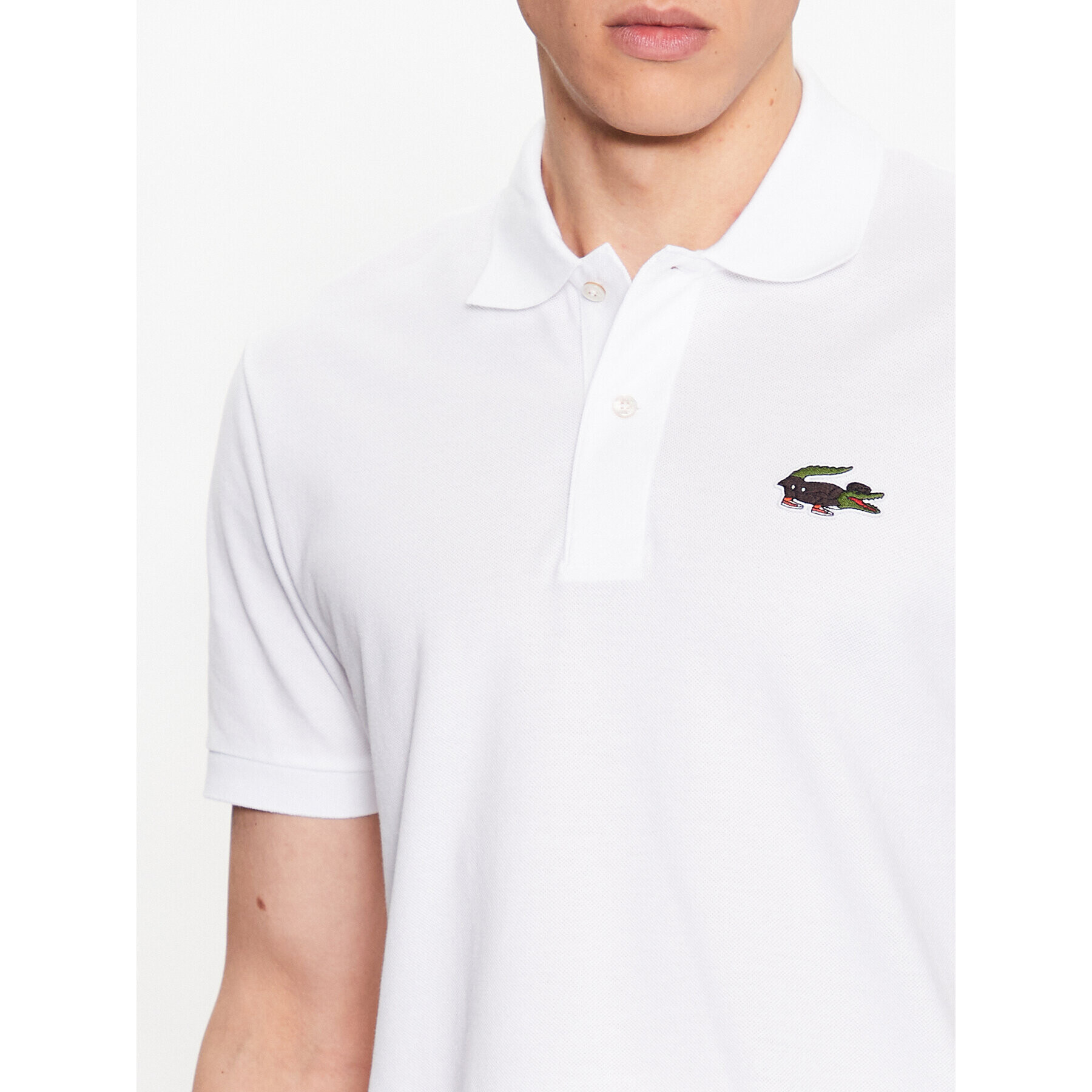 Lacoste Polo majica PH7057 Bela Regular Fit - Pepit.si