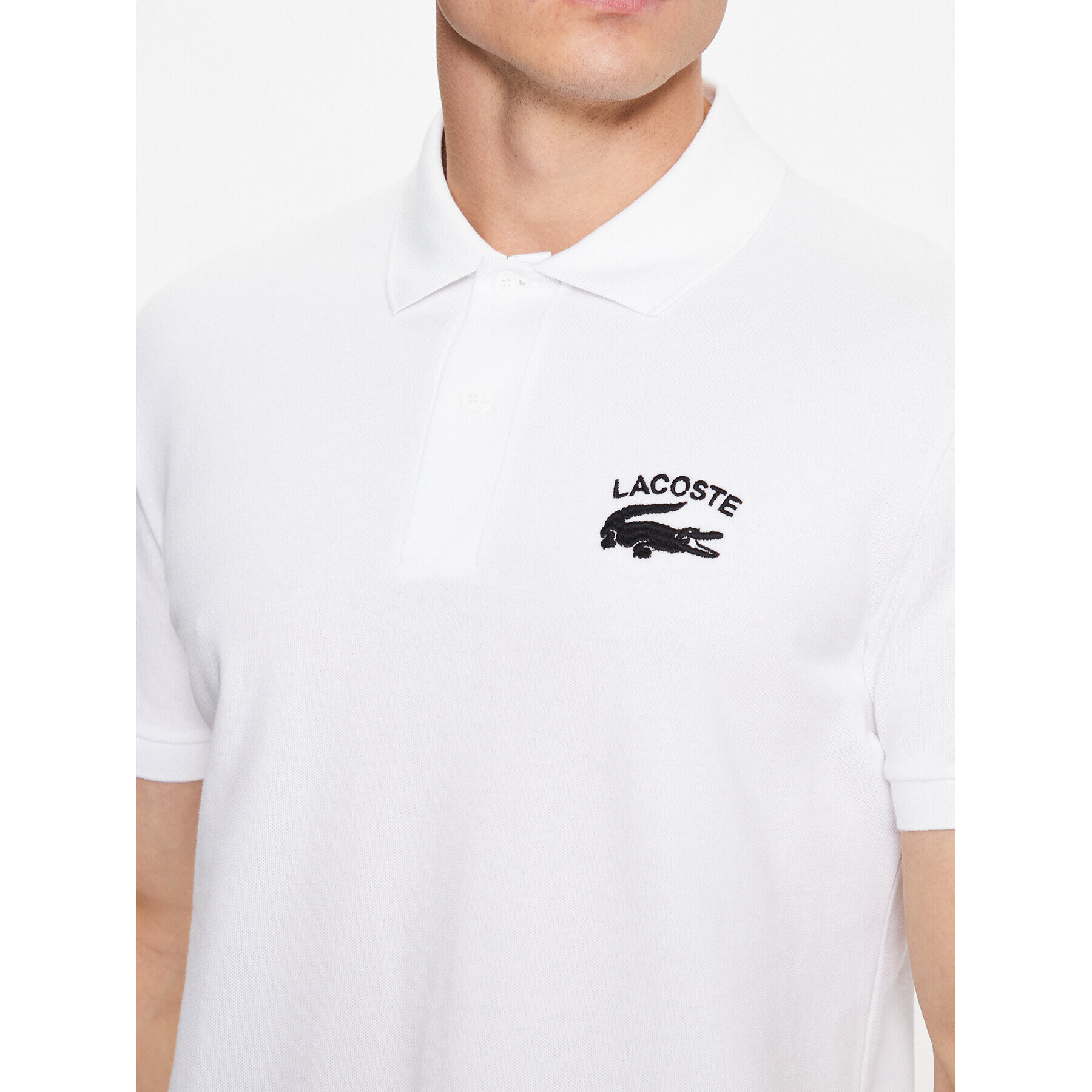 Lacoste Polo majica PH9535 Bela Regular Fit - Pepit.si