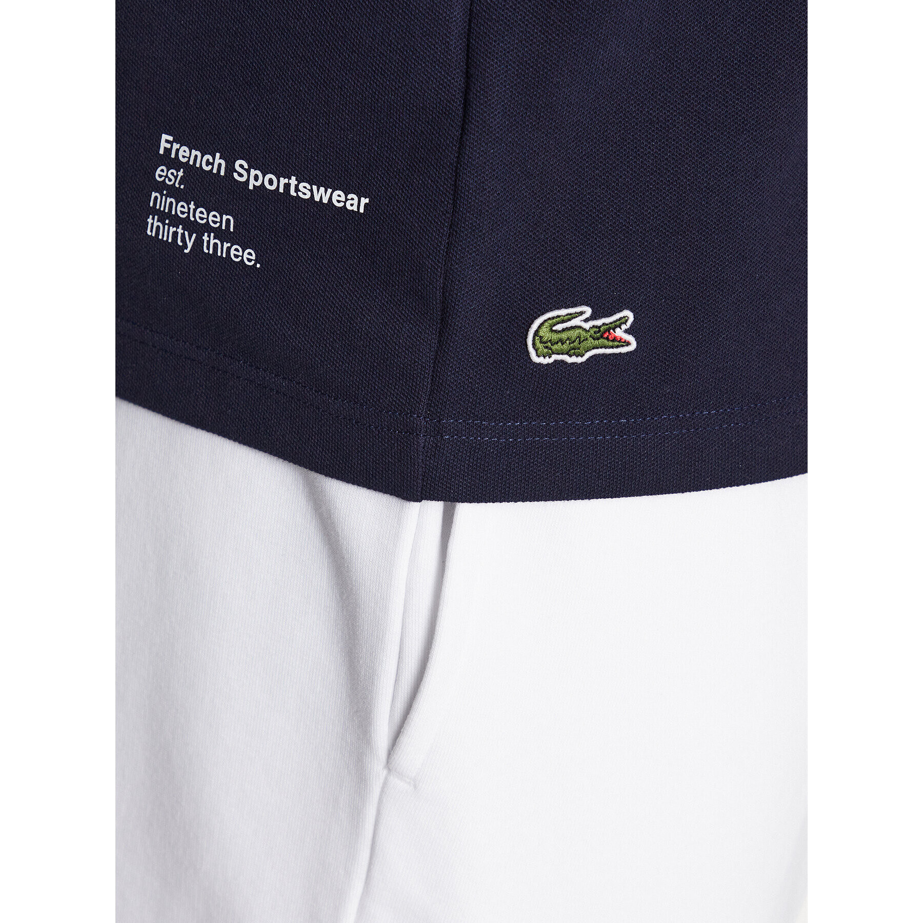 Lacoste Polo majica PH9535 Mornarsko modra Regular Fit - Pepit.si