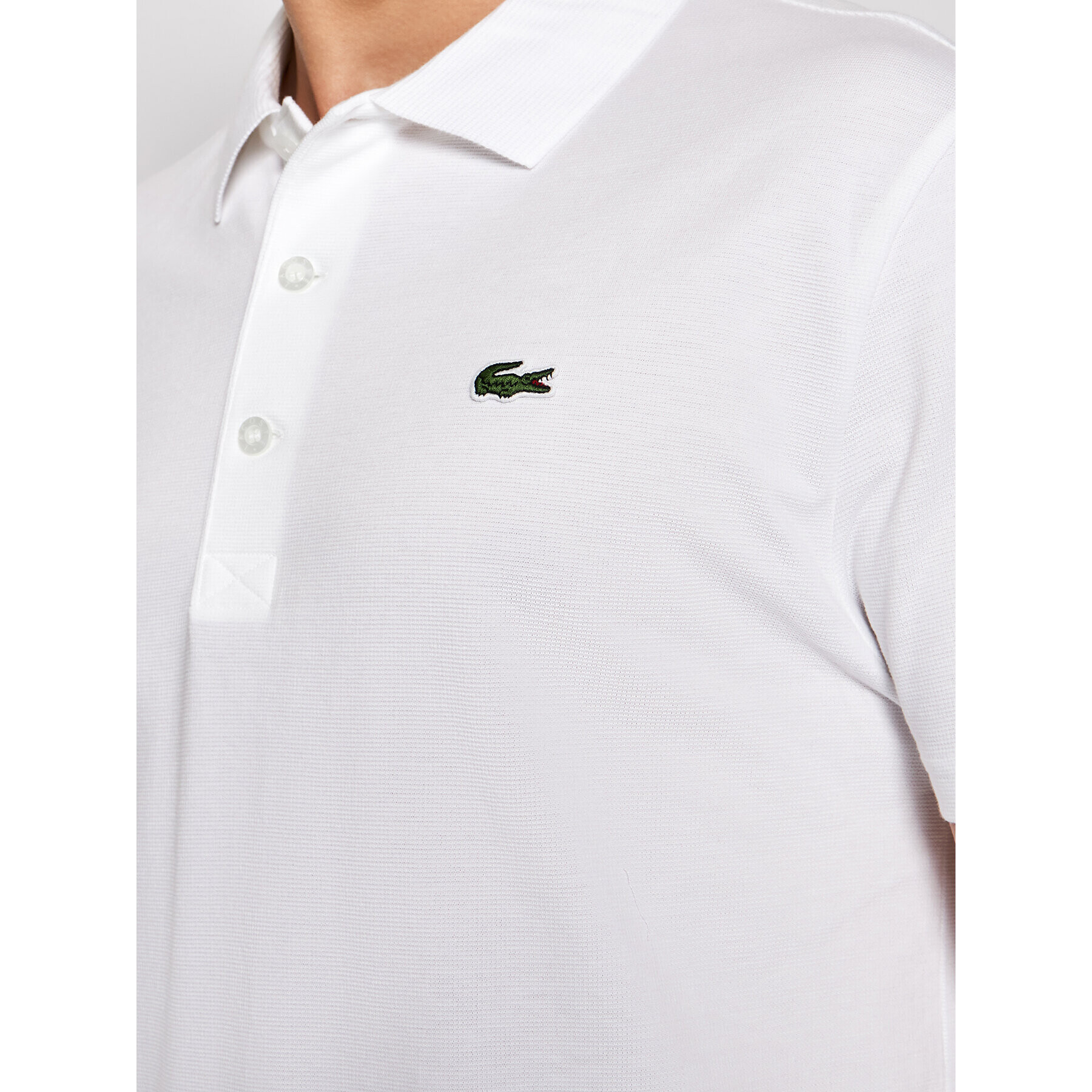 Lacoste Polo majica YH4801 Bela Slim Fit - Pepit.si