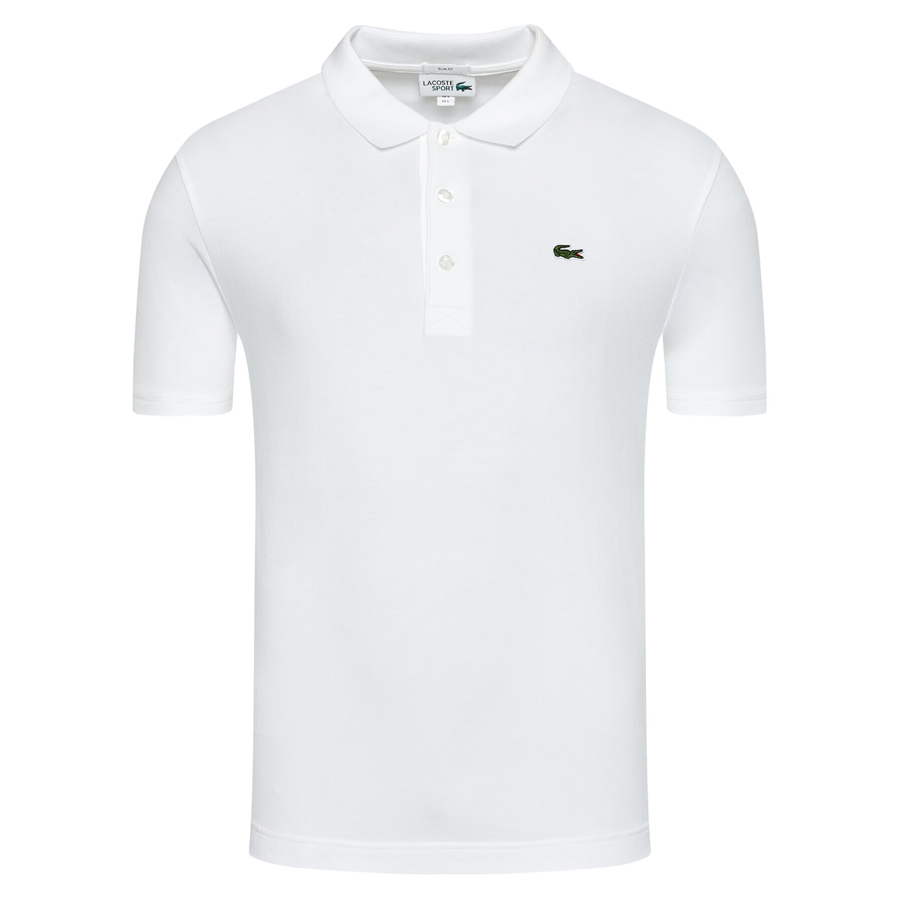 Lacoste Polo majica YH4801 Bela Slim Fit - Pepit.si