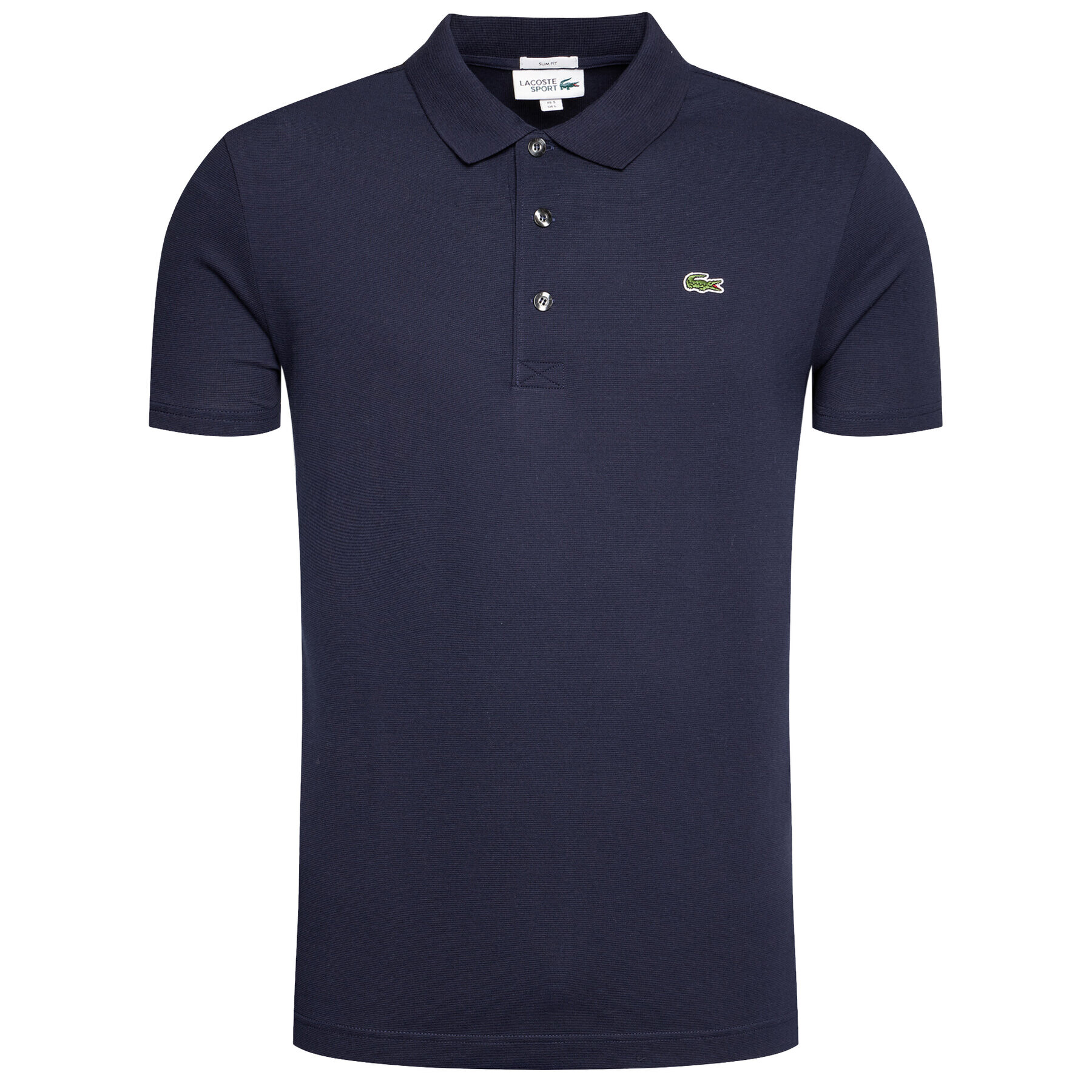 Lacoste Polo majica YH4801 Mornarsko modra Slim Fit - Pepit.si