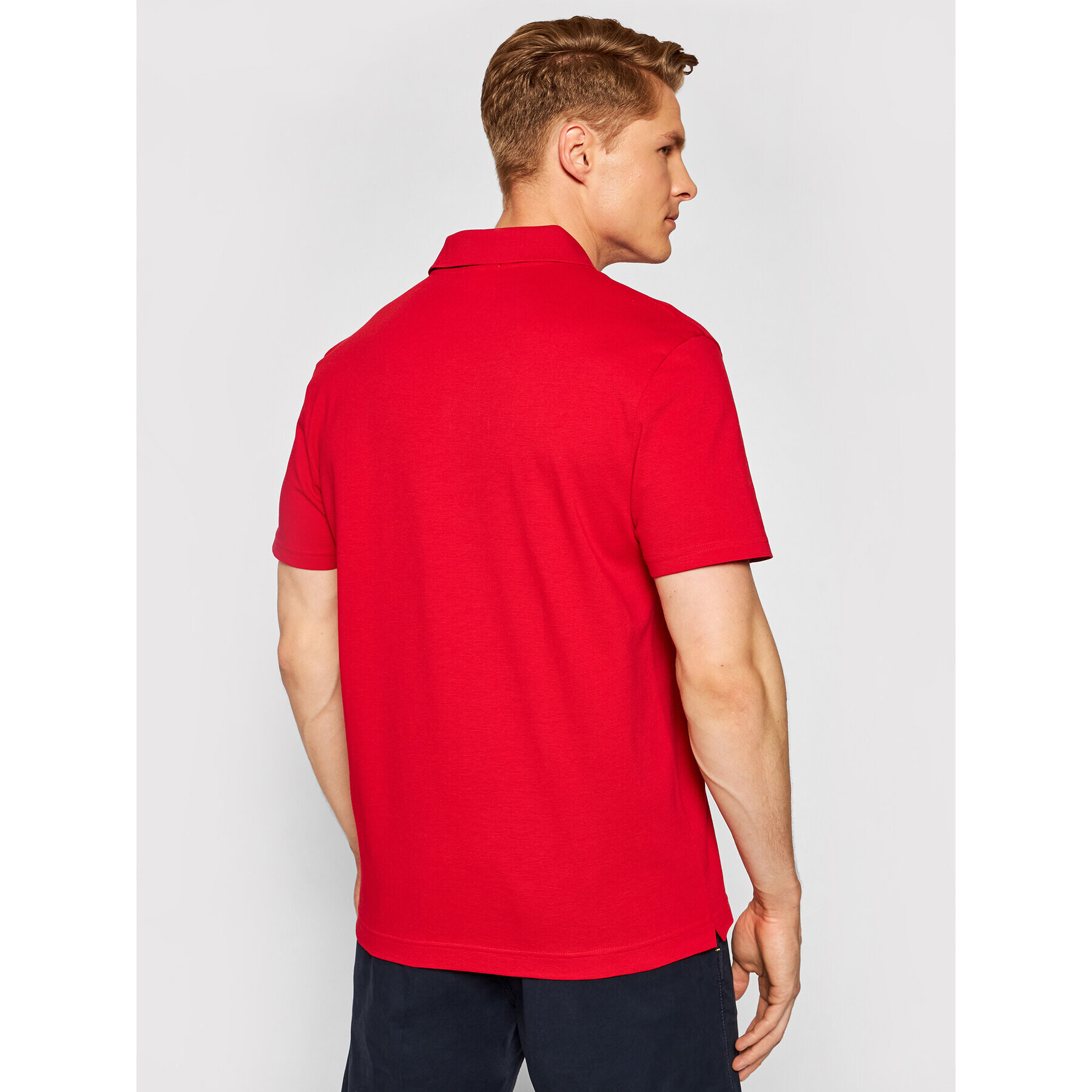 Lacoste Polo majica YH4801 Rdeča Slim Fit - Pepit.si