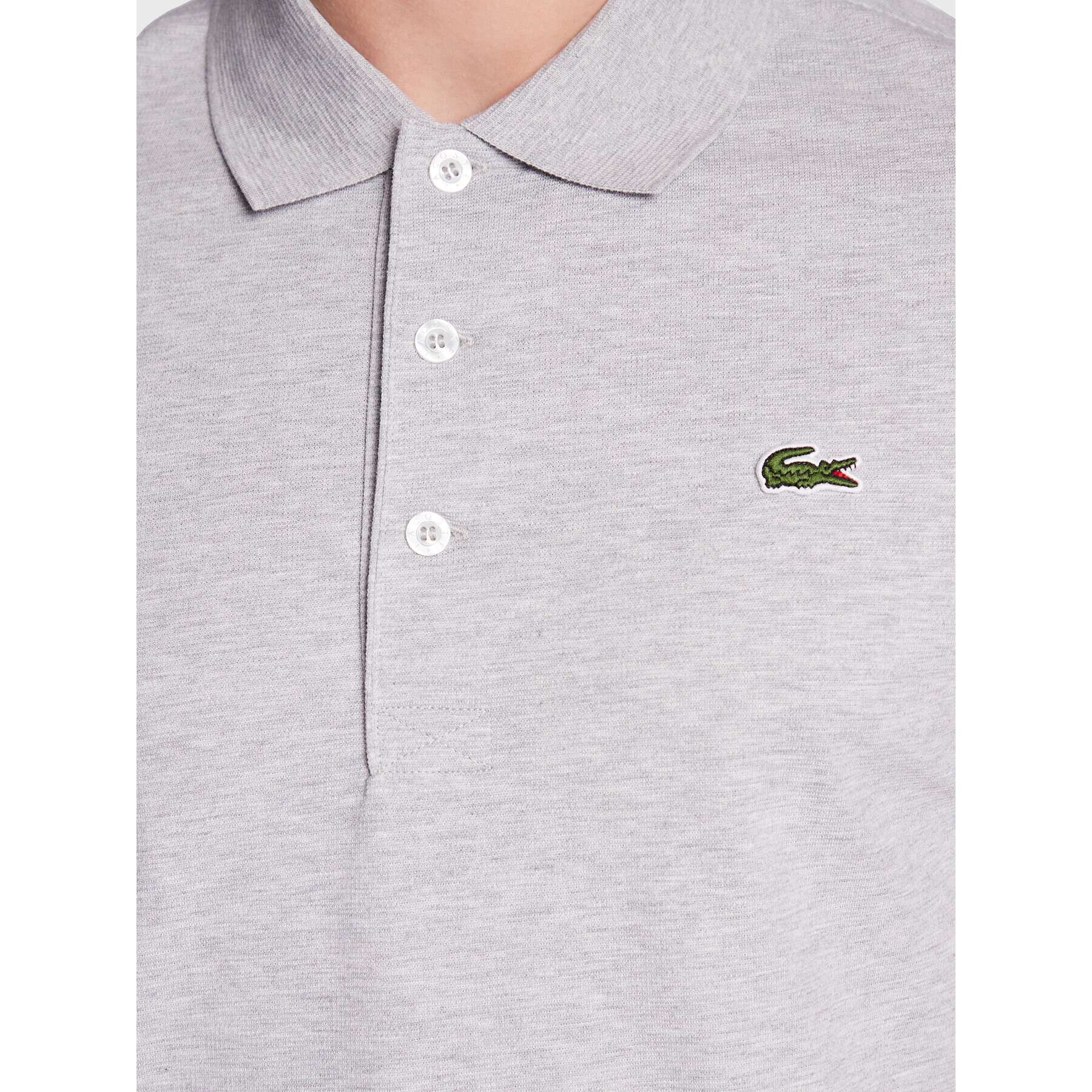 Lacoste Polo majica YH4801 Siva Slim Fit - Pepit.si