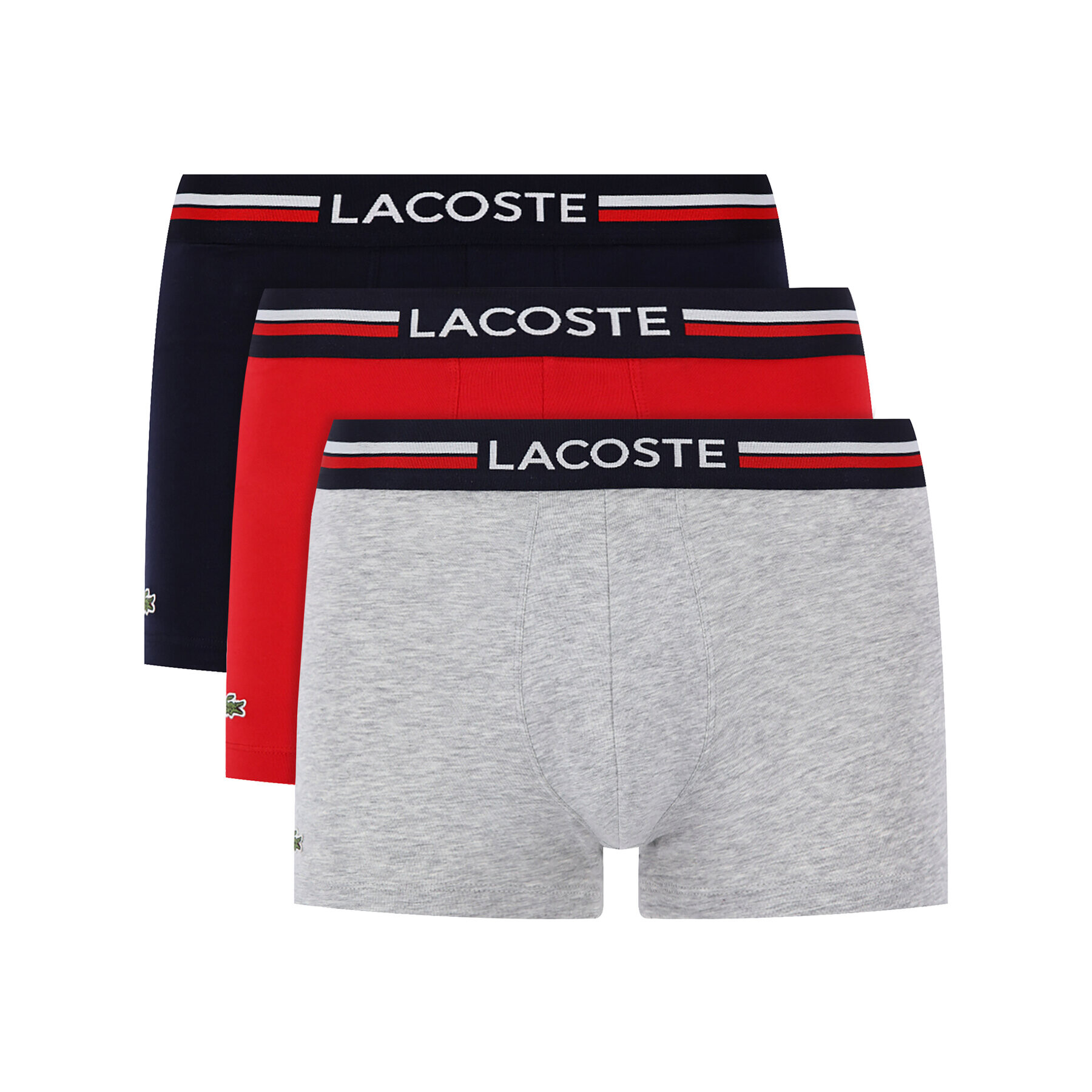 Lacoste Set 3 parov boksaric 5H3386 Pisana - Pepit.si