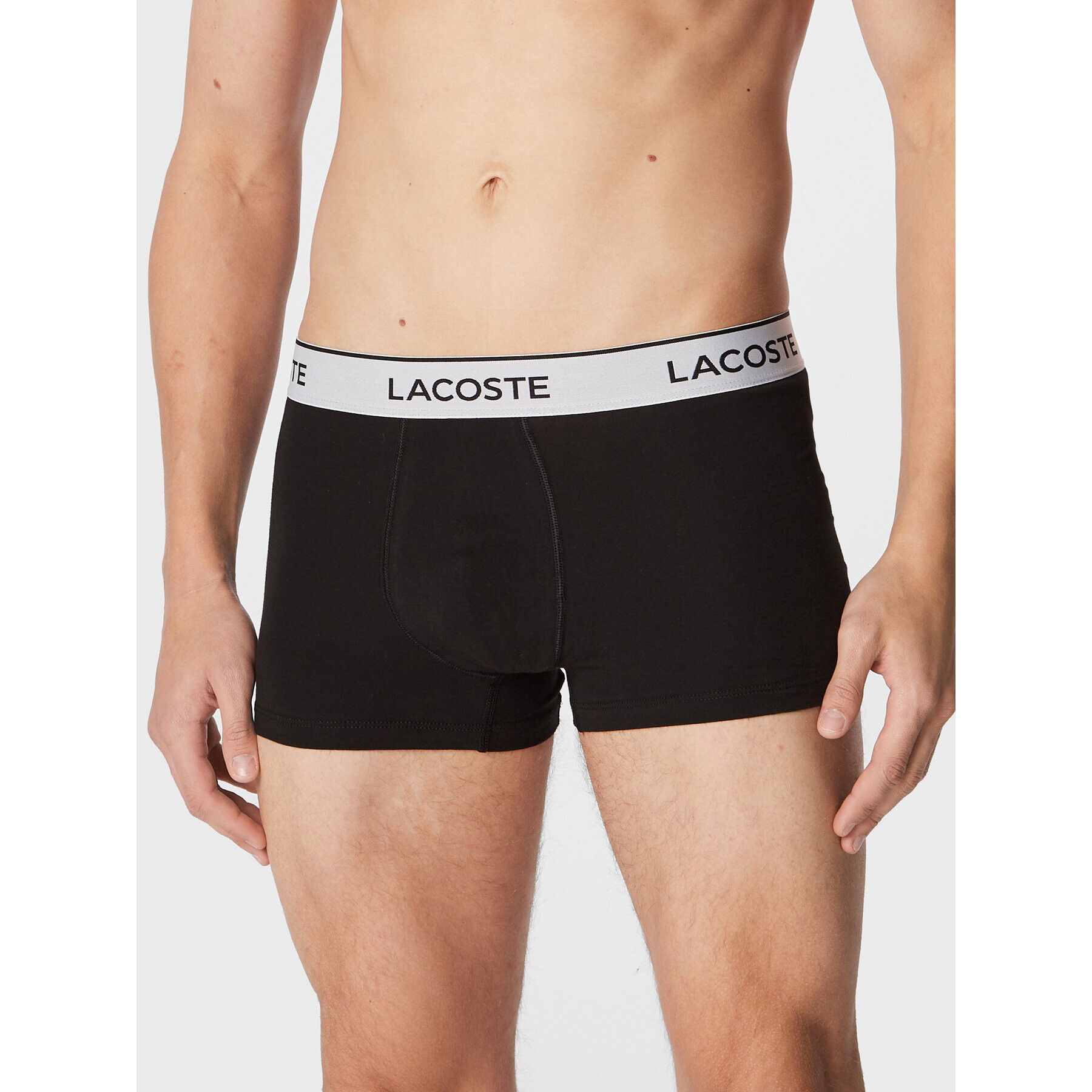 Lacoste Set 3 parov boksaric 5H8385 Črna - Pepit.si