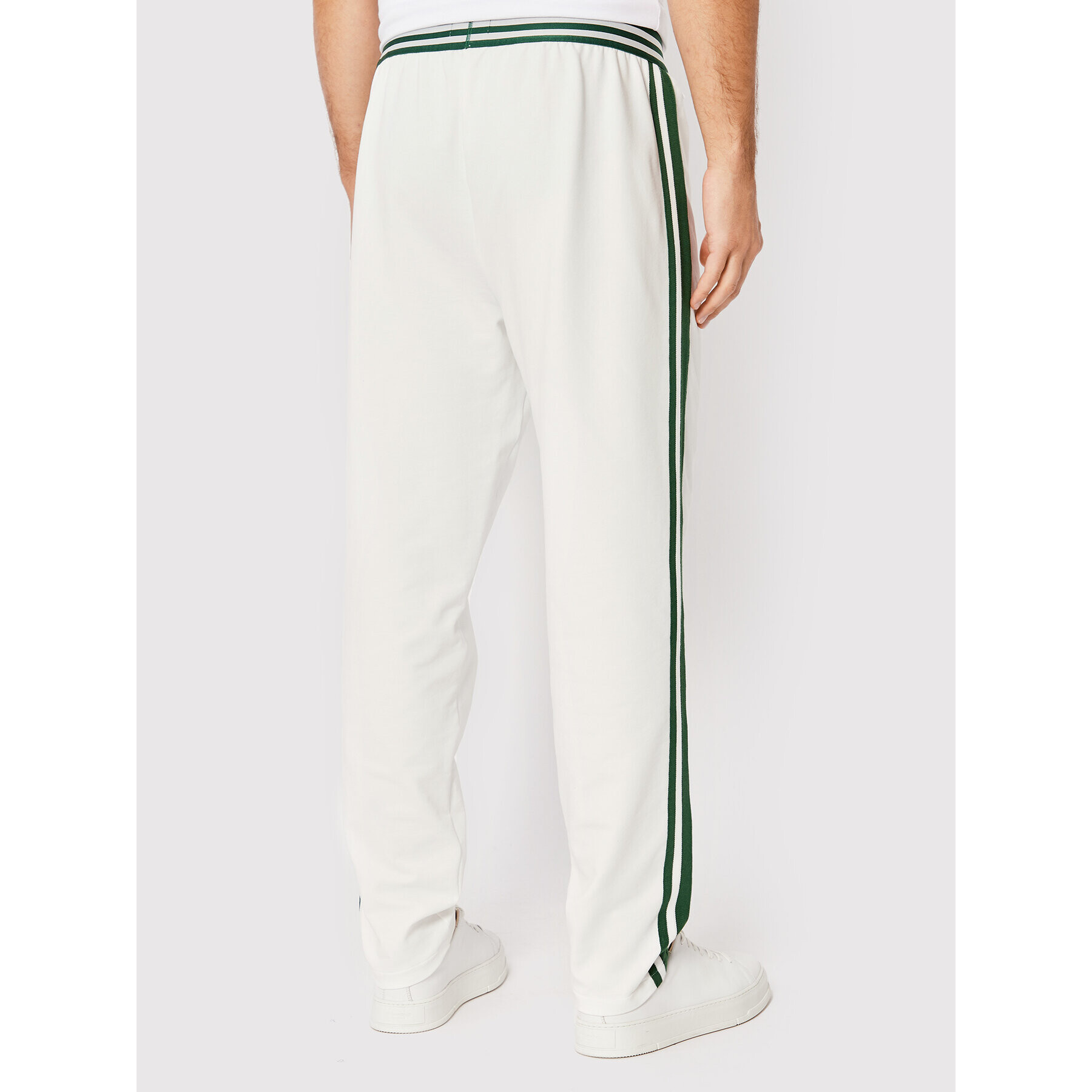 Lacoste Spodnji del trenirke 3H1261 Bela Regular Fit - Pepit.si