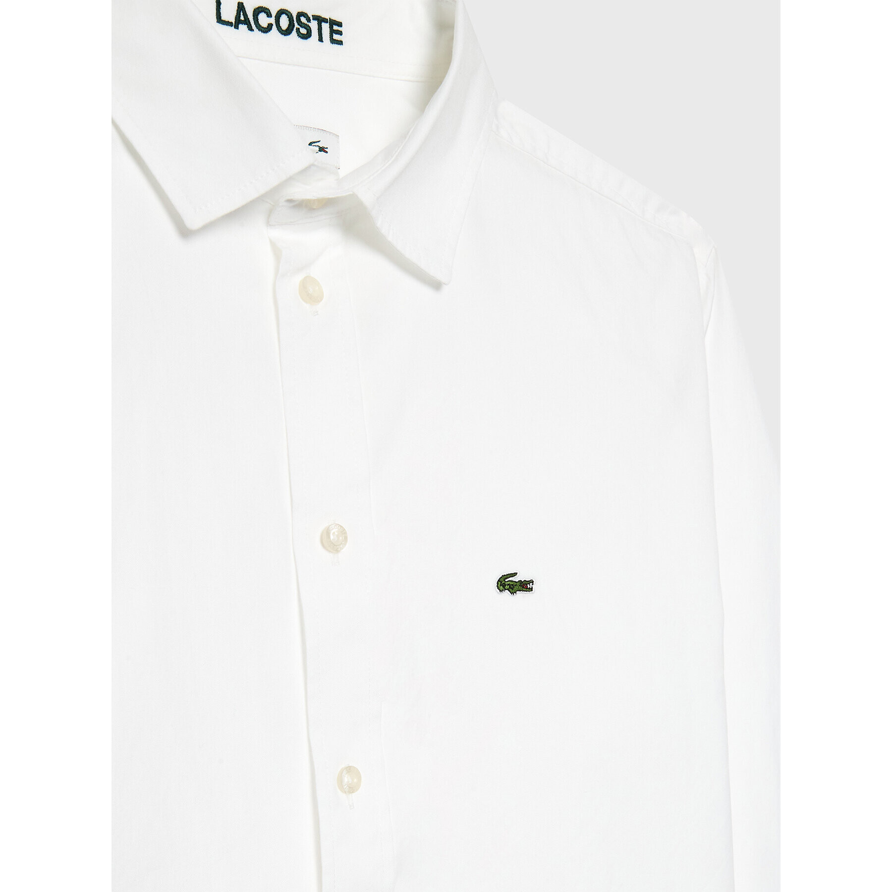 Lacoste Srajca CJ9724 Bela Regular Fit - Pepit.si