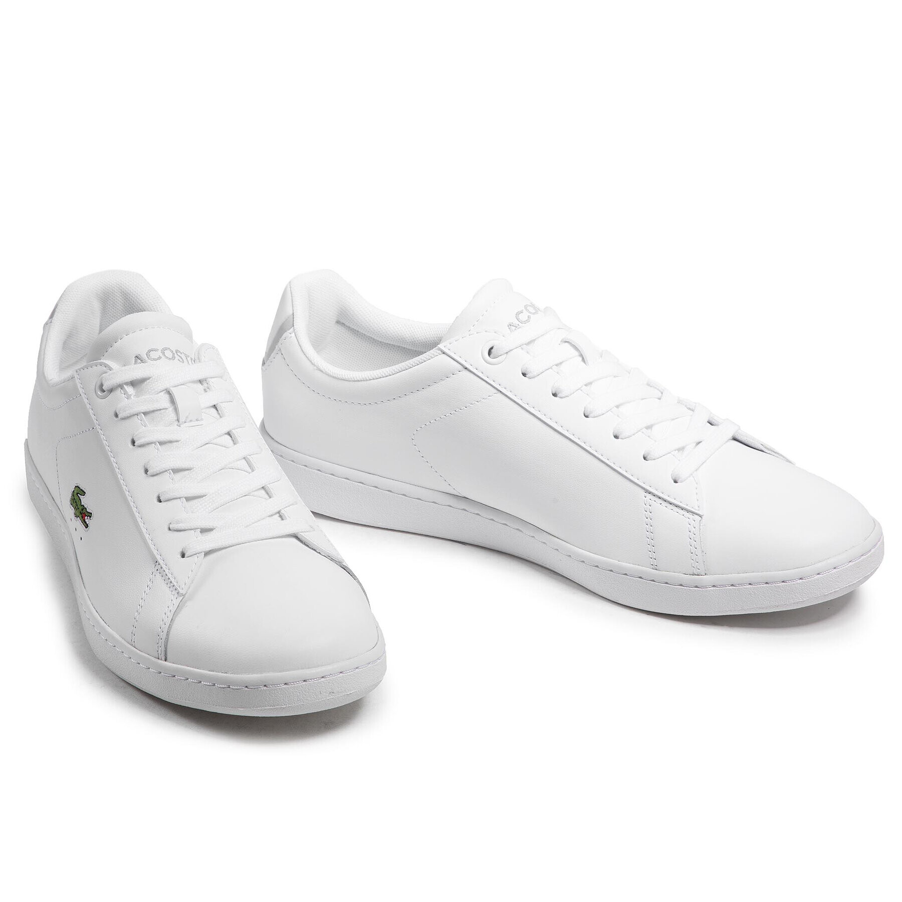 Lacoste Superge Carnaby Bl21 1 Sma 7-41SMA000221G Bela - Pepit.si