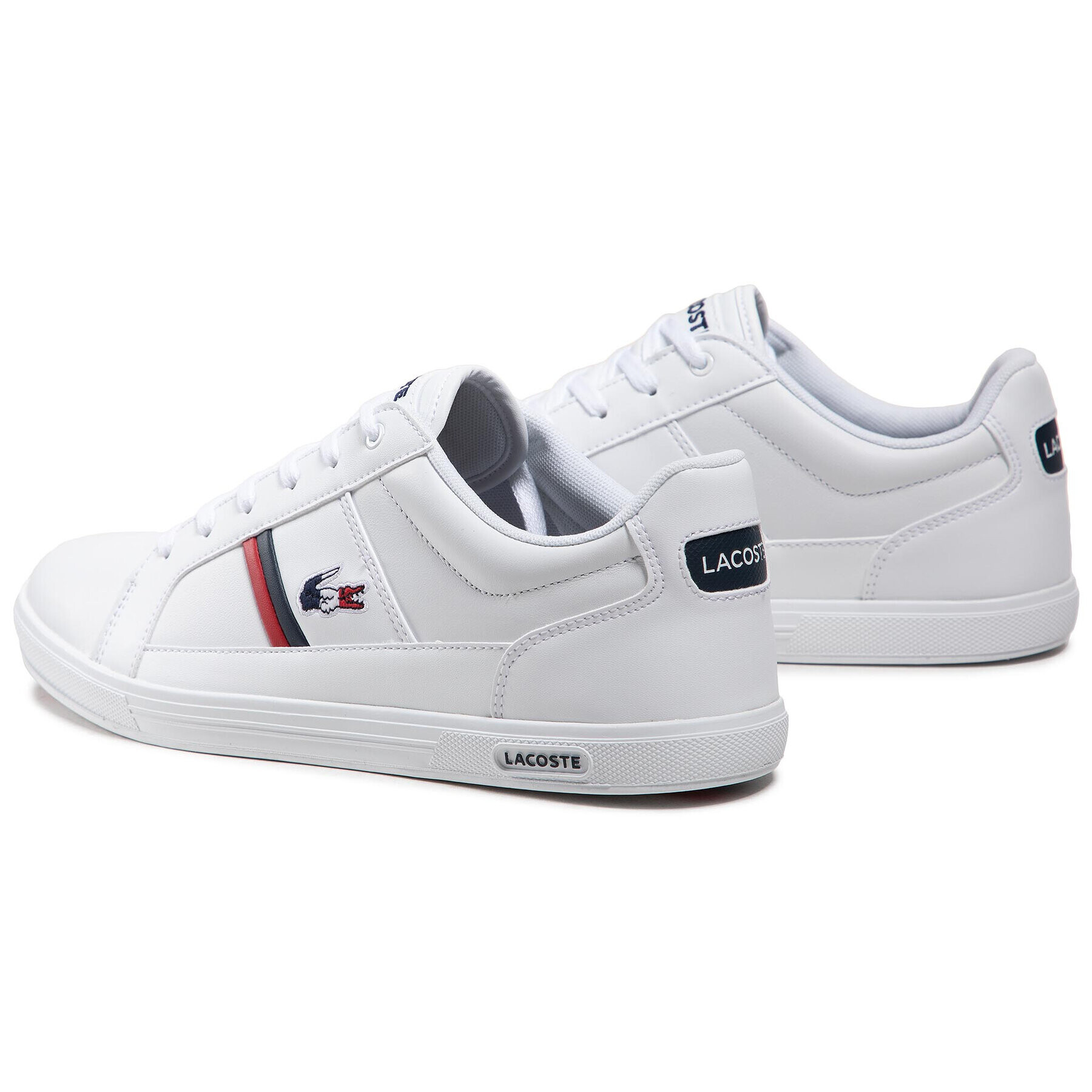 Lacoste Superge Europa Tri1 Sma 7-39SMA0031407 Bela - Pepit.si