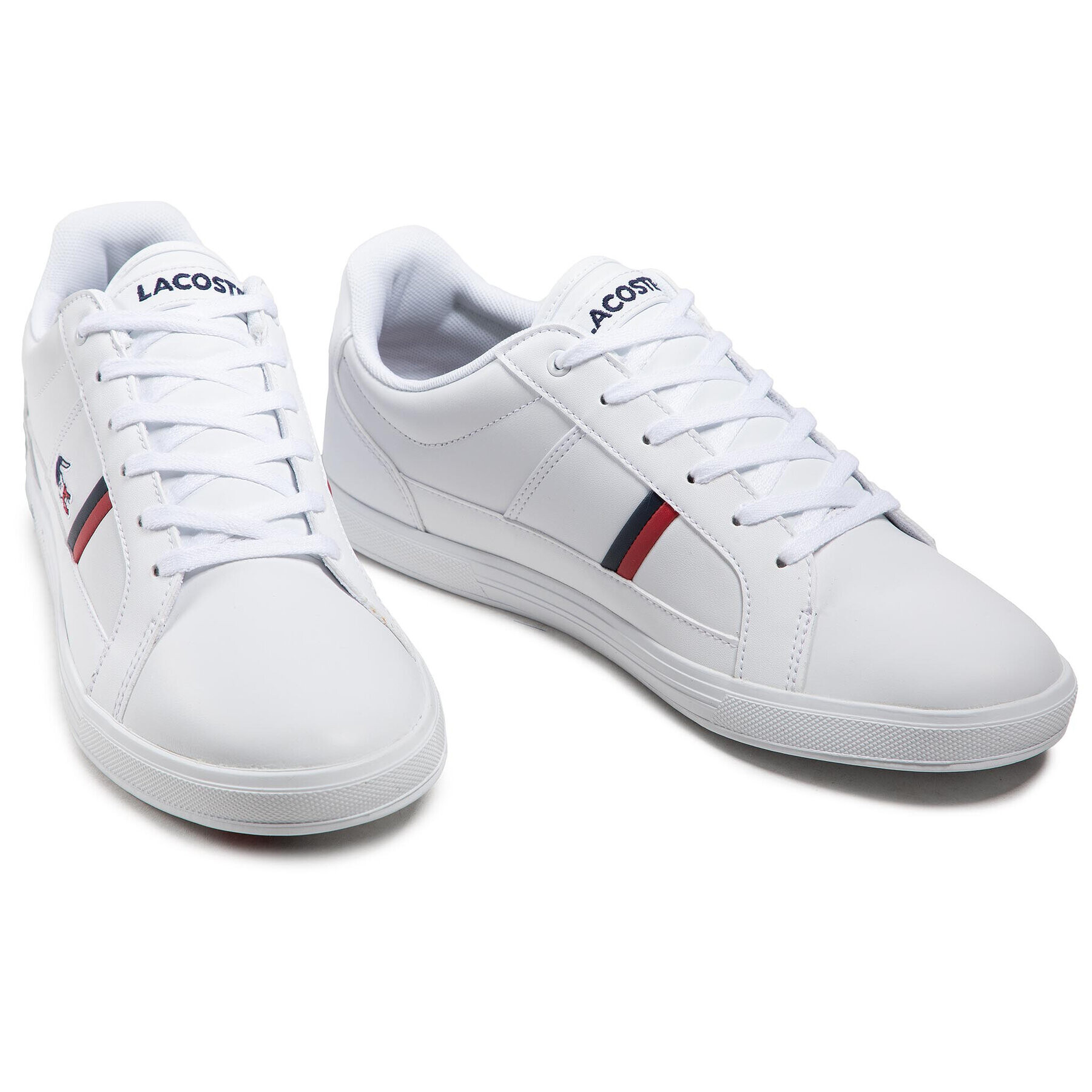 Lacoste Superge Europa Tri1 Sma 7-39SMA0031407 Bela - Pepit.si