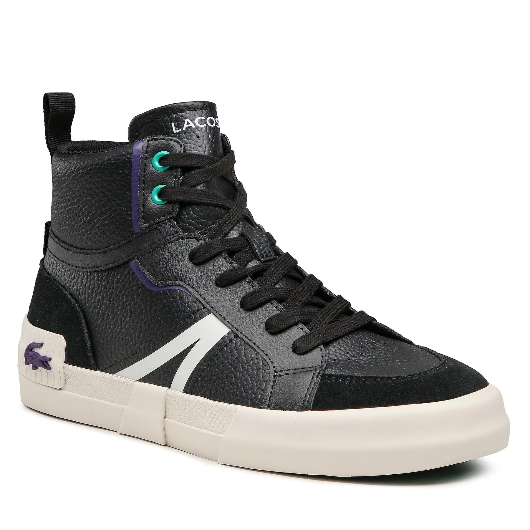 Lacoste Superge L004 Mid 222 2 Sma 744SMA0103454 Črna - Pepit.si