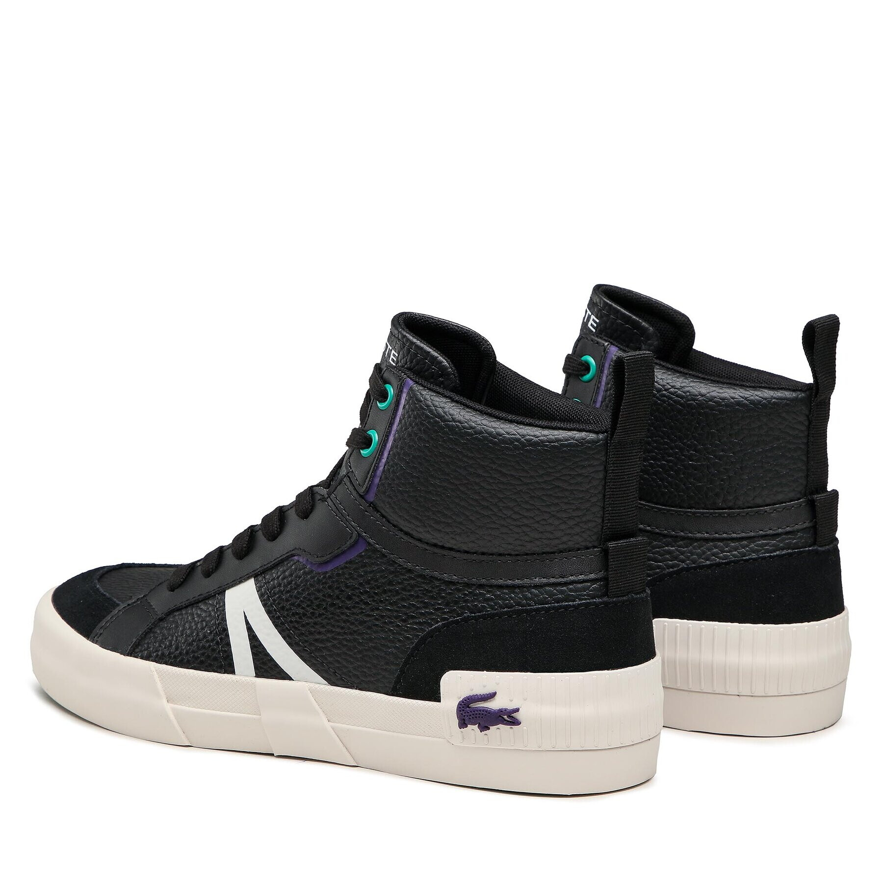 Lacoste Superge L004 Mid 222 2 Sma 744SMA0103454 Črna - Pepit.si