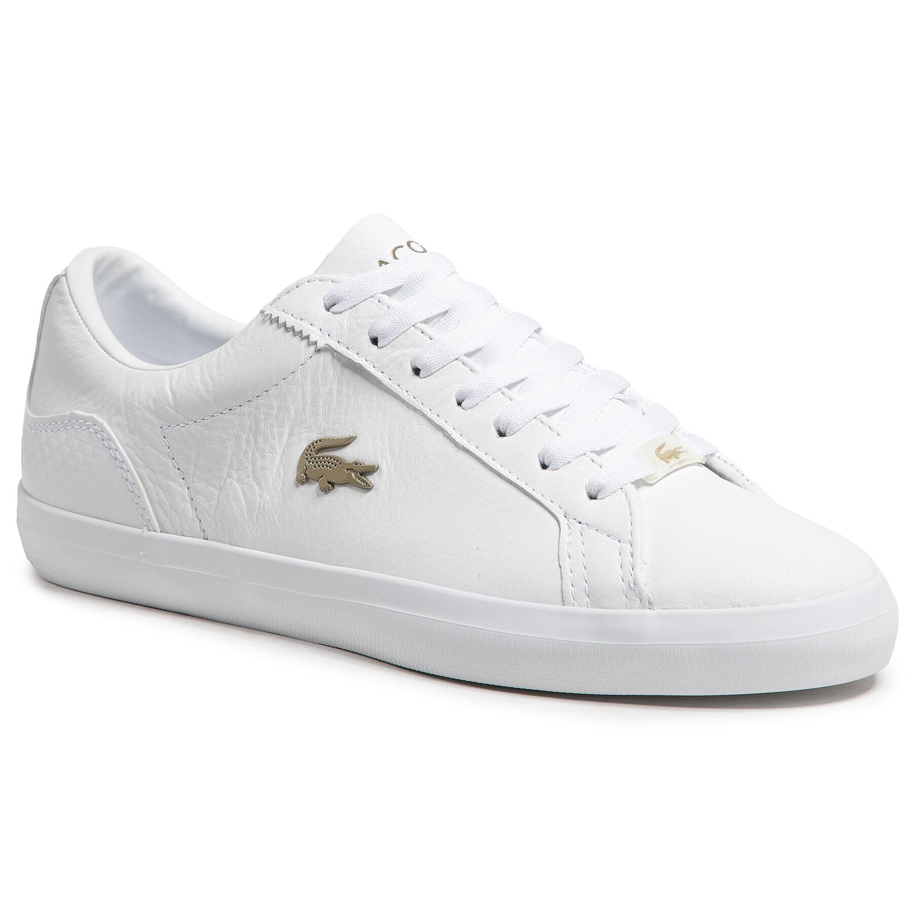 Lacoste Superge Lerond 0721 1 Cma 7-41CMA001521G Bela - Pepit.si