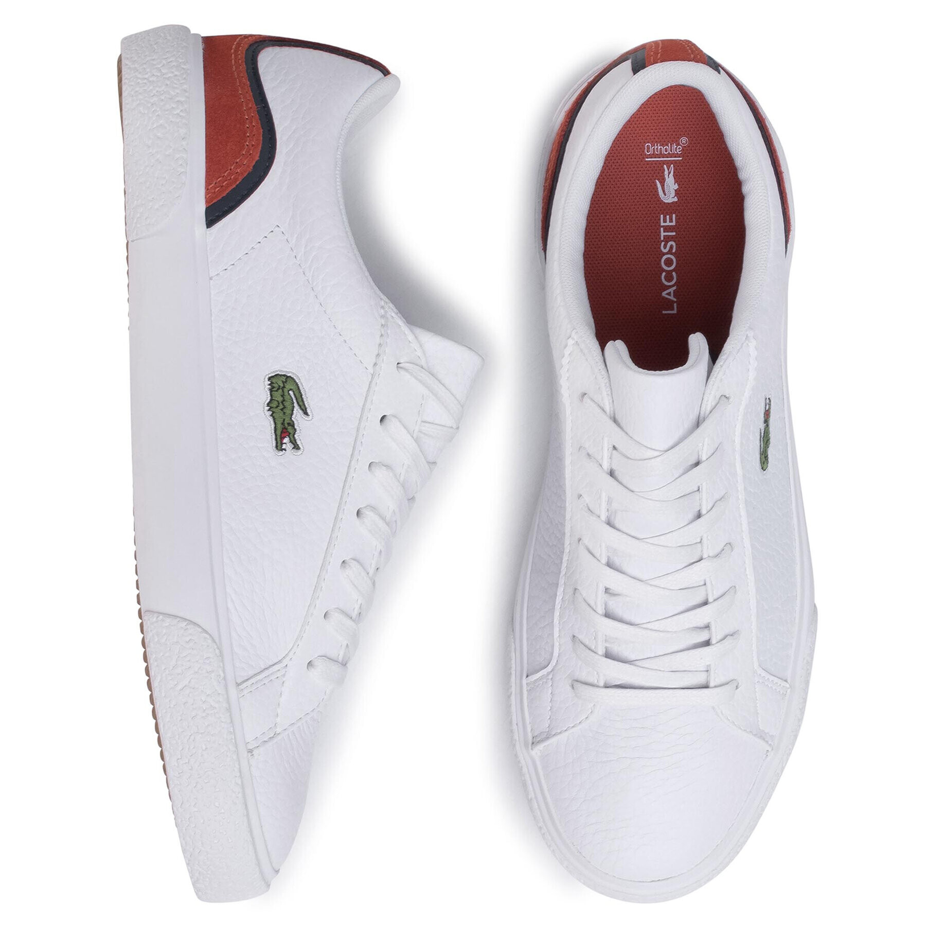 Lacoste Superge Lerond 120 7 Cma 7-39CMA00641U2 Bela - Pepit.si