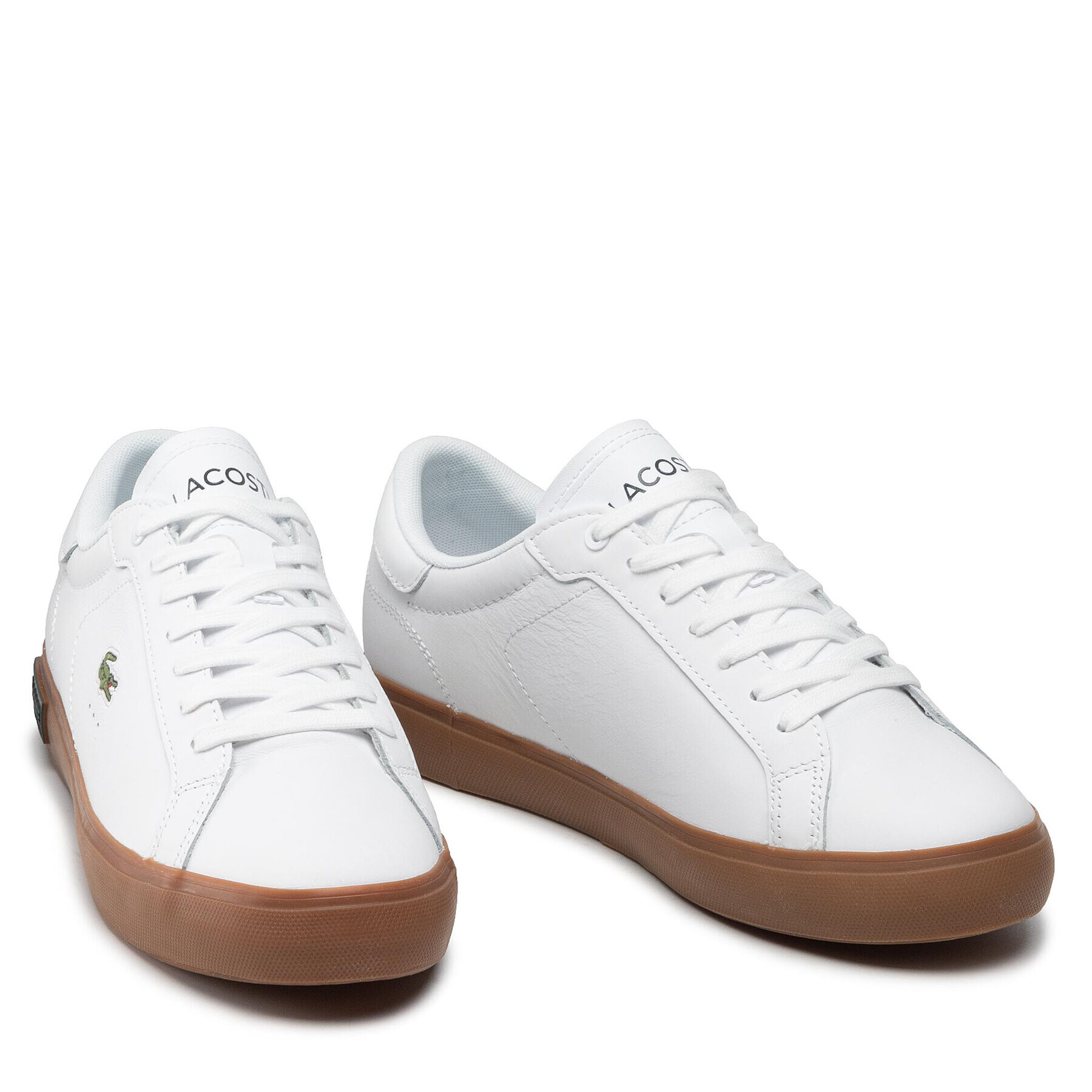 Lacoste Superge Powercourt 0722 1 Sma 7-43SMA0057Y37 Bela - Pepit.si