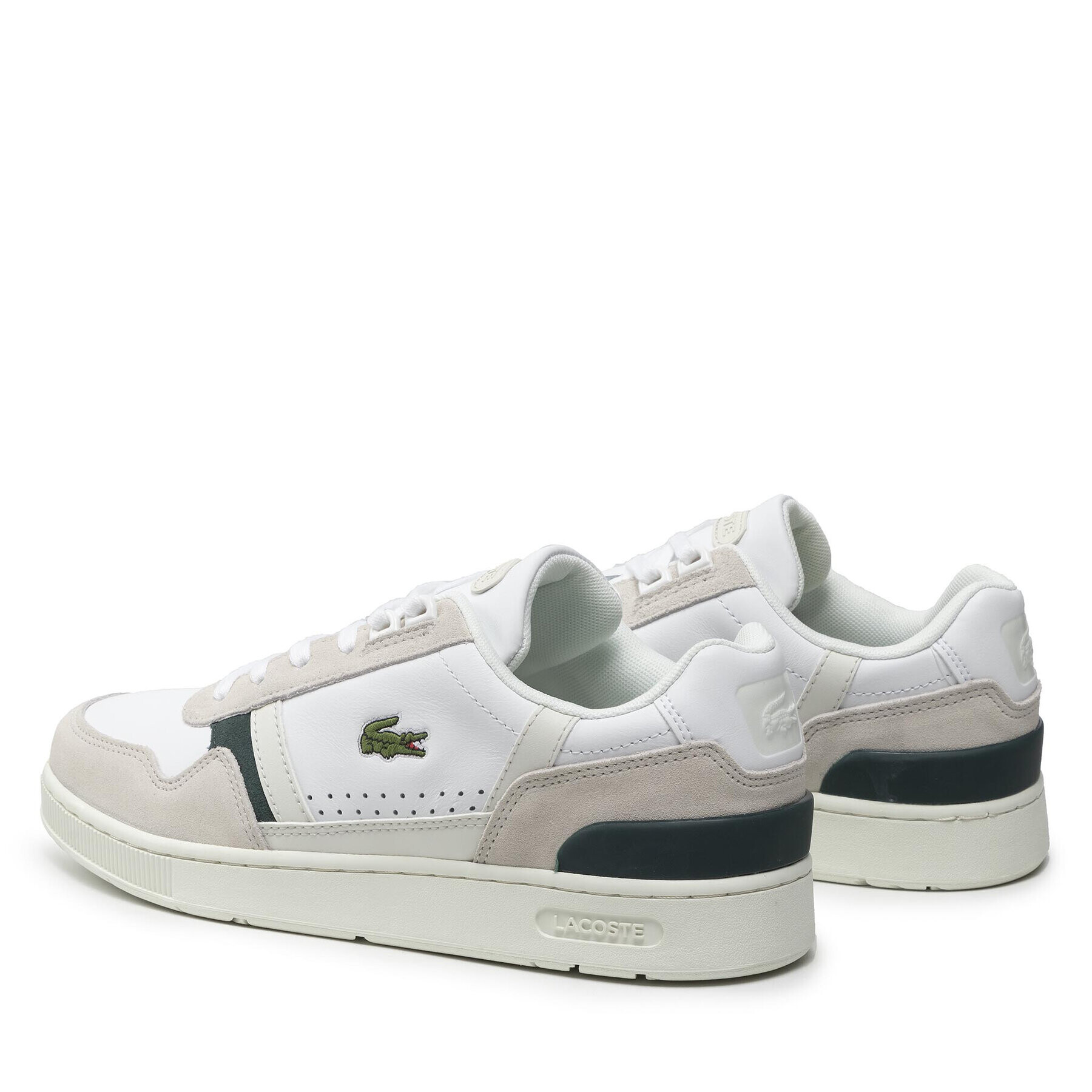 Lacoste Superge T-Clip 0120 3 Sma 7-40SMA00131Y5 Bela - Pepit.si