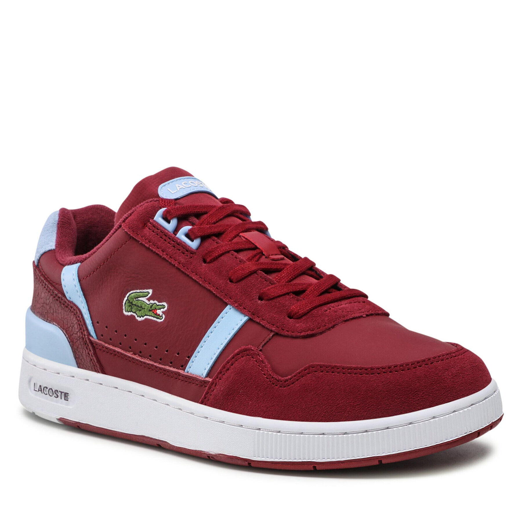 Lacoste Superge T-Clip 0723 3 Sma 7-43SMA0070AIC Bordo rdeča - Pepit.si