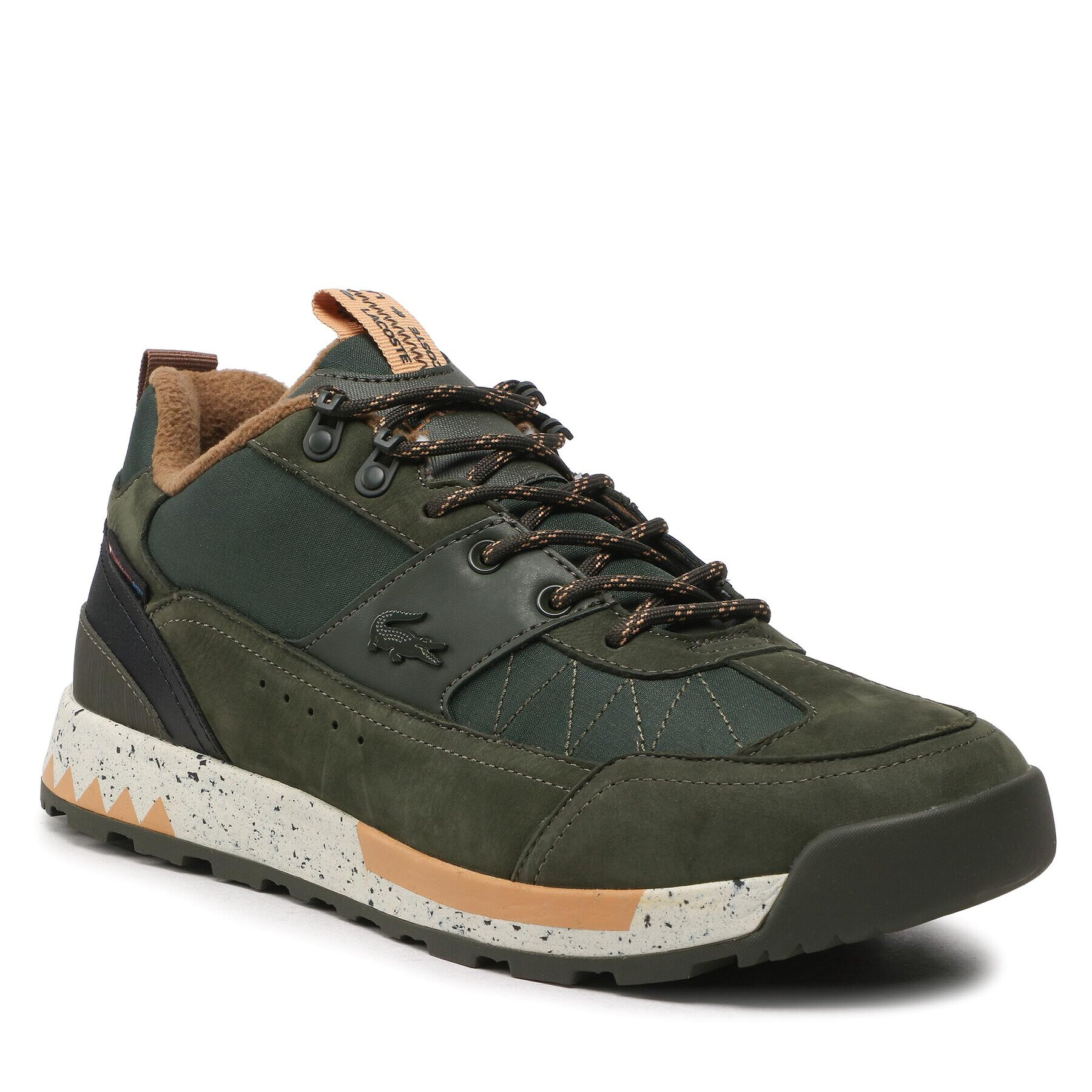 Lacoste Superge Urban Breaker Lo 2221 Cma 7-44CMA00261X3 Khaki - Pepit.si