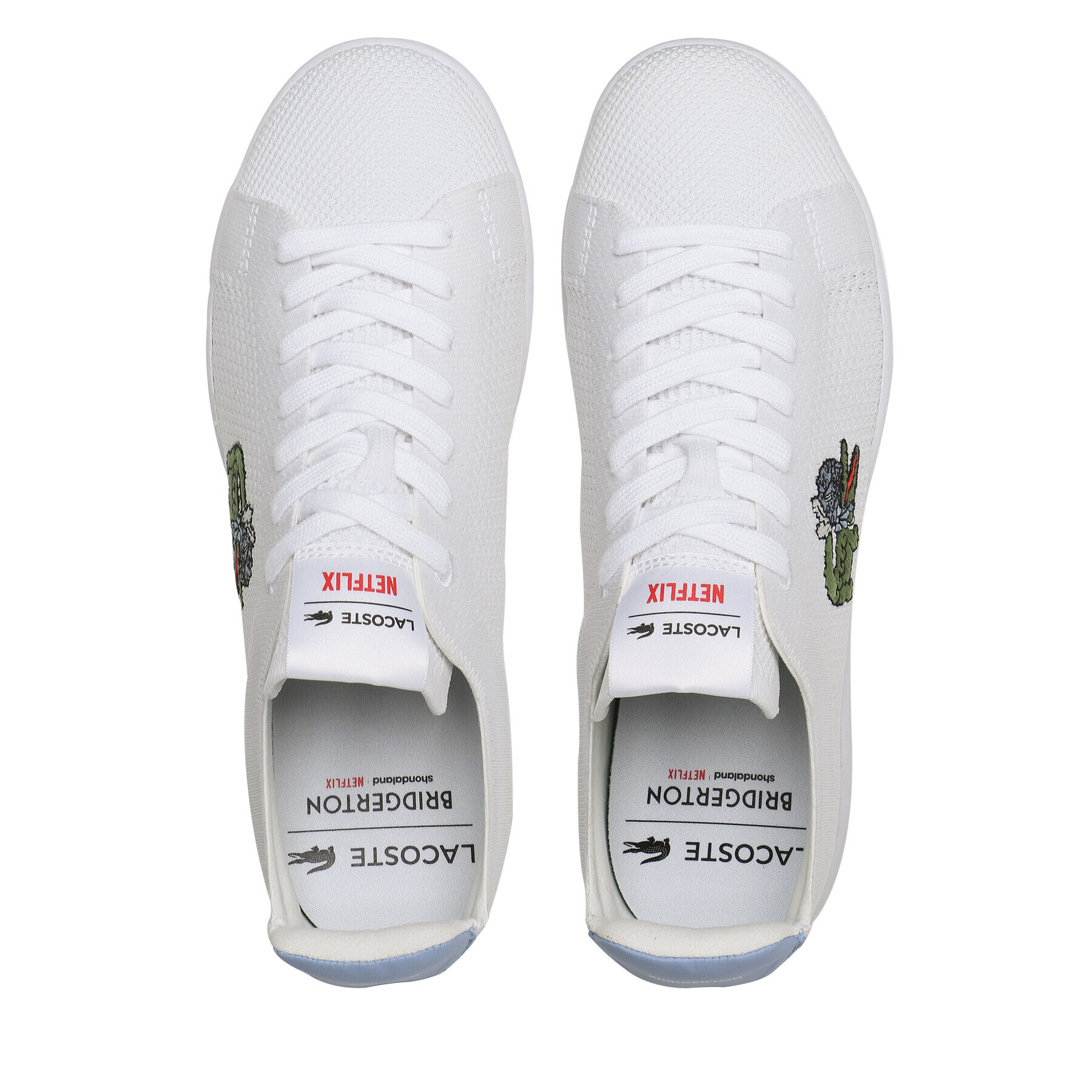 Lacoste Superge x Netflix Carnaby Piquée 745SFA0095 Bela - Pepit.si