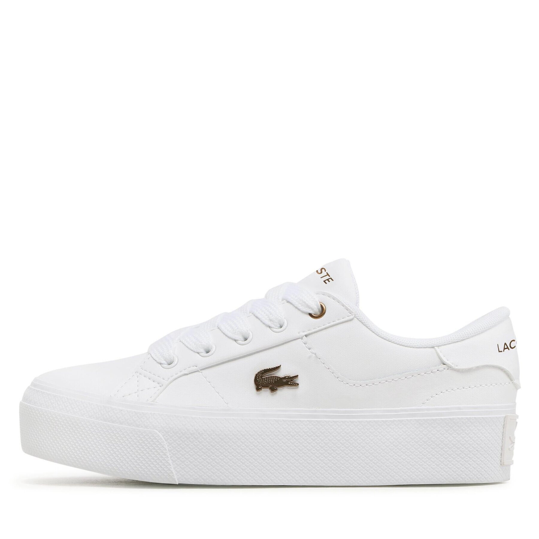 Lacoste Superge Ziane Platform 123 1 Cfa 745CFA001321G Bela - Pepit.si