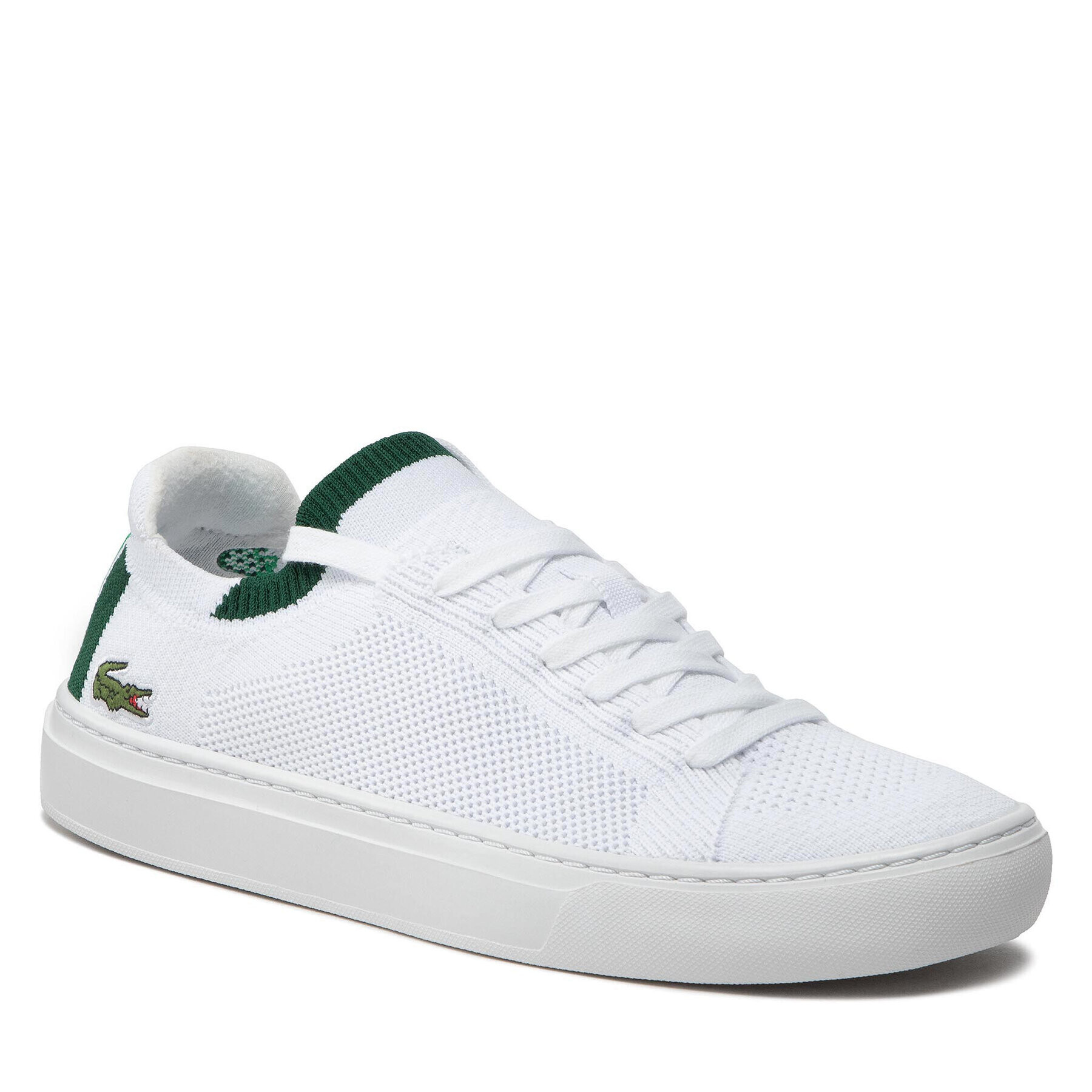 Lacoste Tenis superge La Piquee Nu 0722 1 Cma 7-43CMA0014082 Bela - Pepit.si