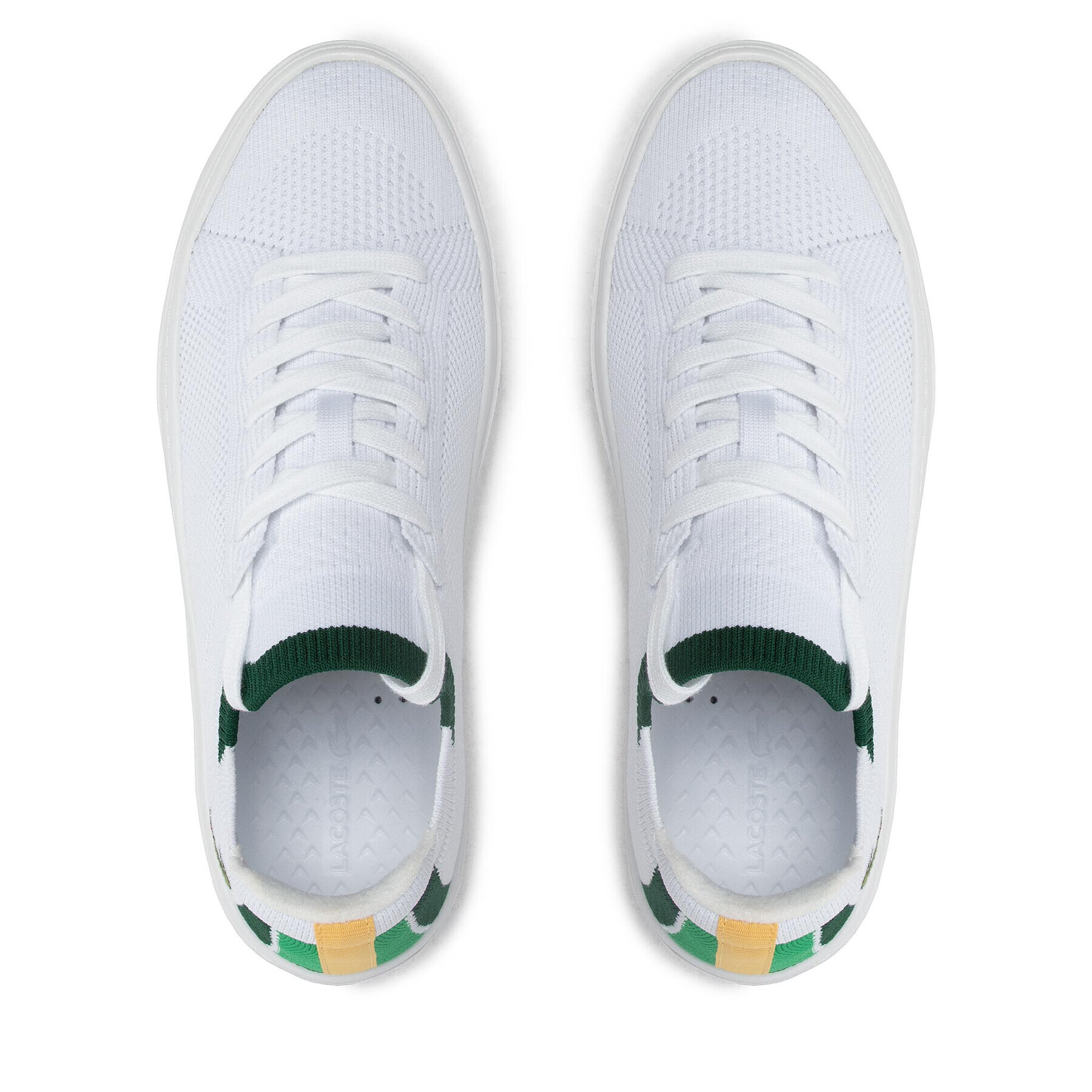 Lacoste Tenis superge La Piquee Nu 0722 1 Cma 7-43CMA0014082 Bela - Pepit.si